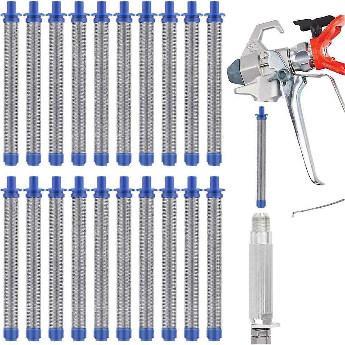 20PCS 288749 60 Mesh Airless Filter Compatible with SG2,SG3, Pro, SG10, SG20, Airless Paint Sprayer-