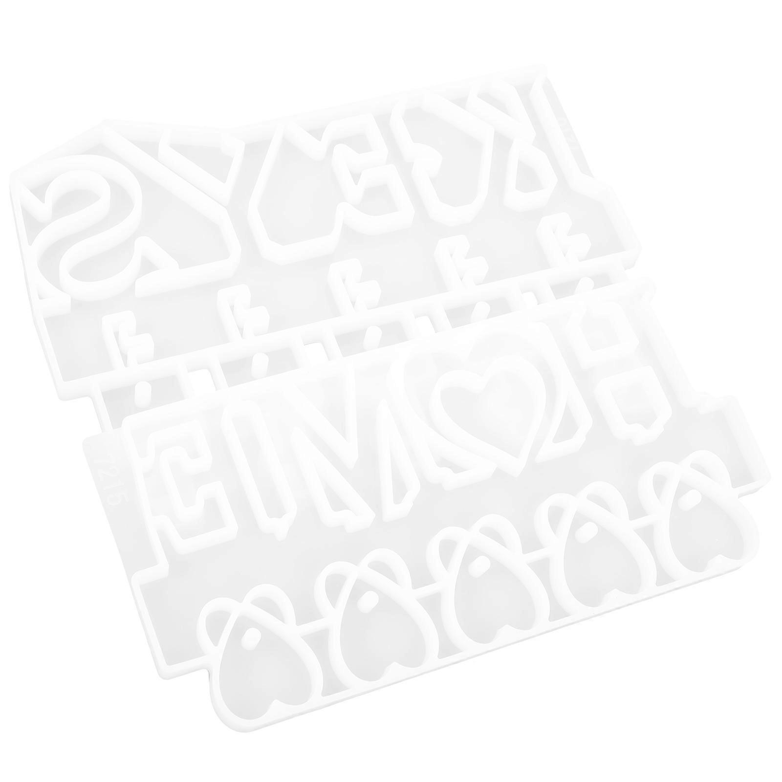 Silicone DIY Key Rack Molds for Wall Storage Rack Hanging 2Pcs