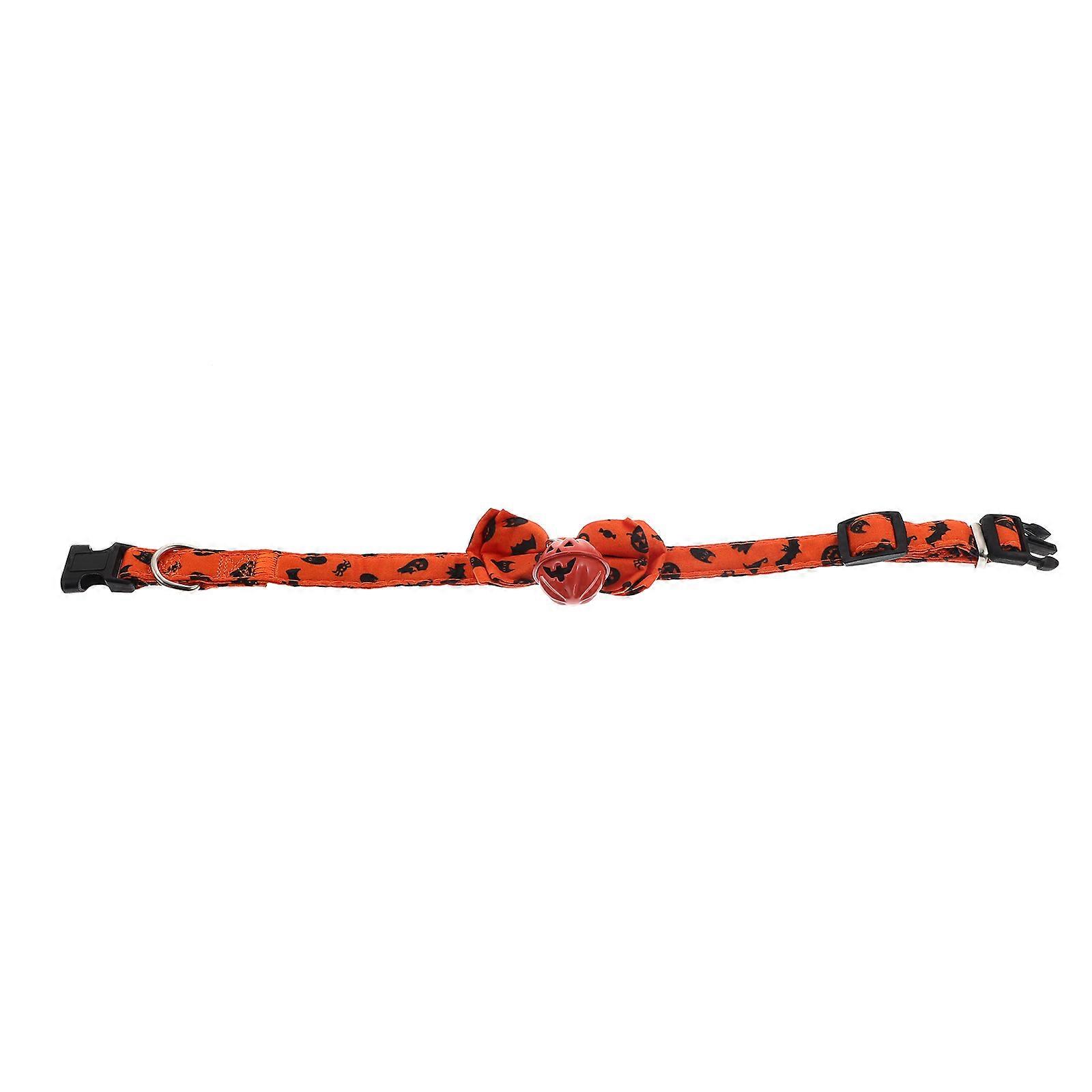 Chic Cat And Dog Collar With Bow Tie Design Perfect For Halloween Parties 2Pcs