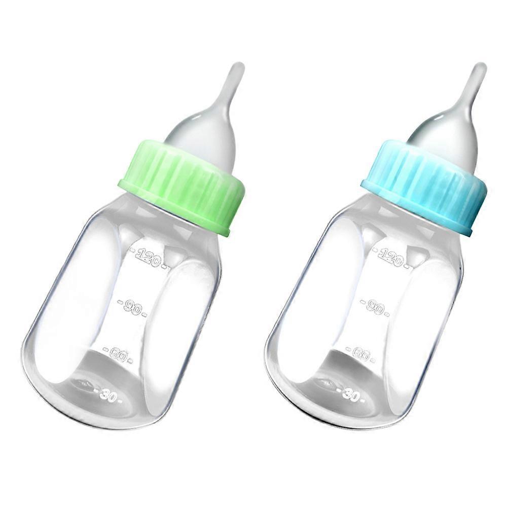 Plastic Pet Pacifier Bottle for Feeding 3Sets Cat and Puppy Supplies