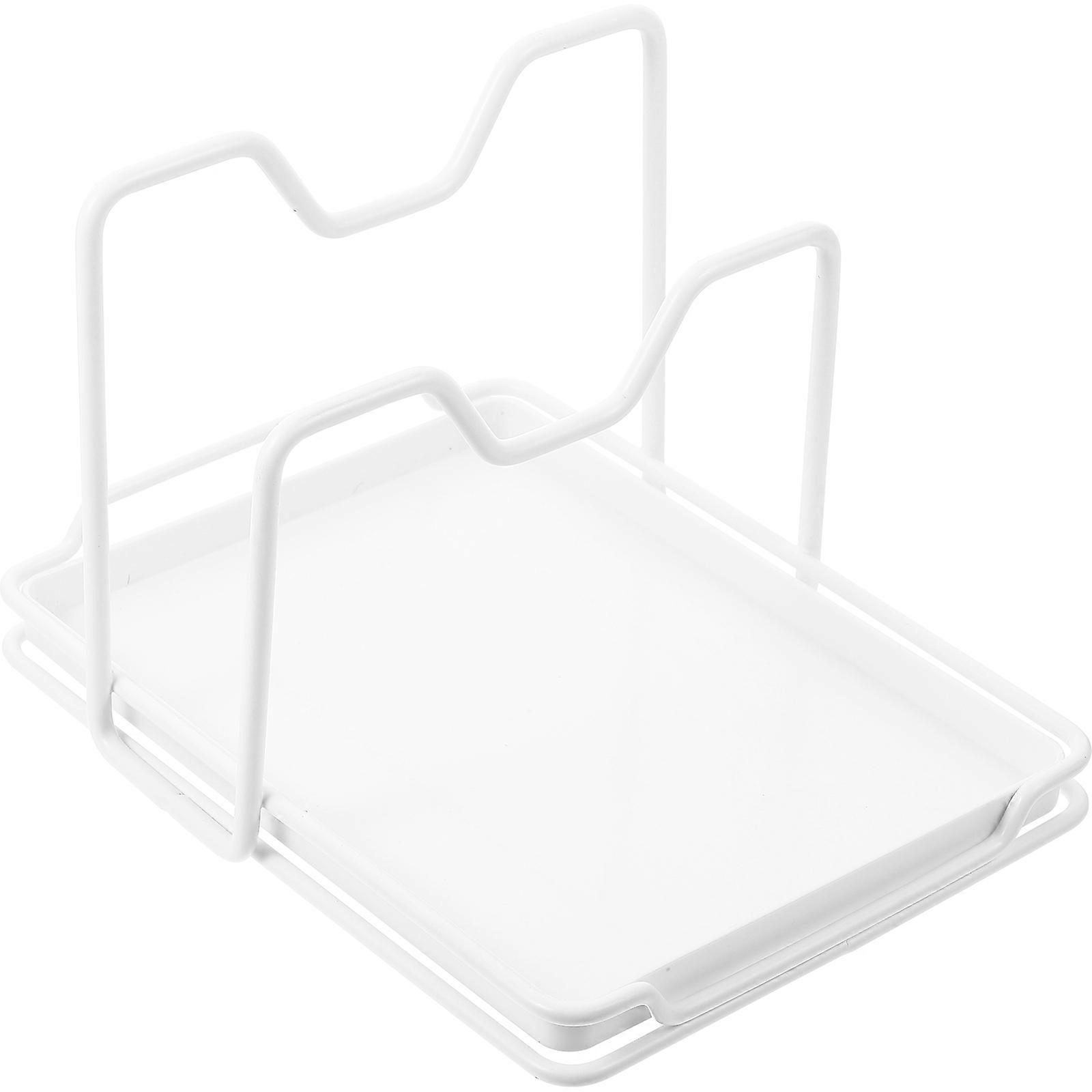 Pan Lid Holder Cutting Board Organizer for Kitchen 2Pcs Storage Rack