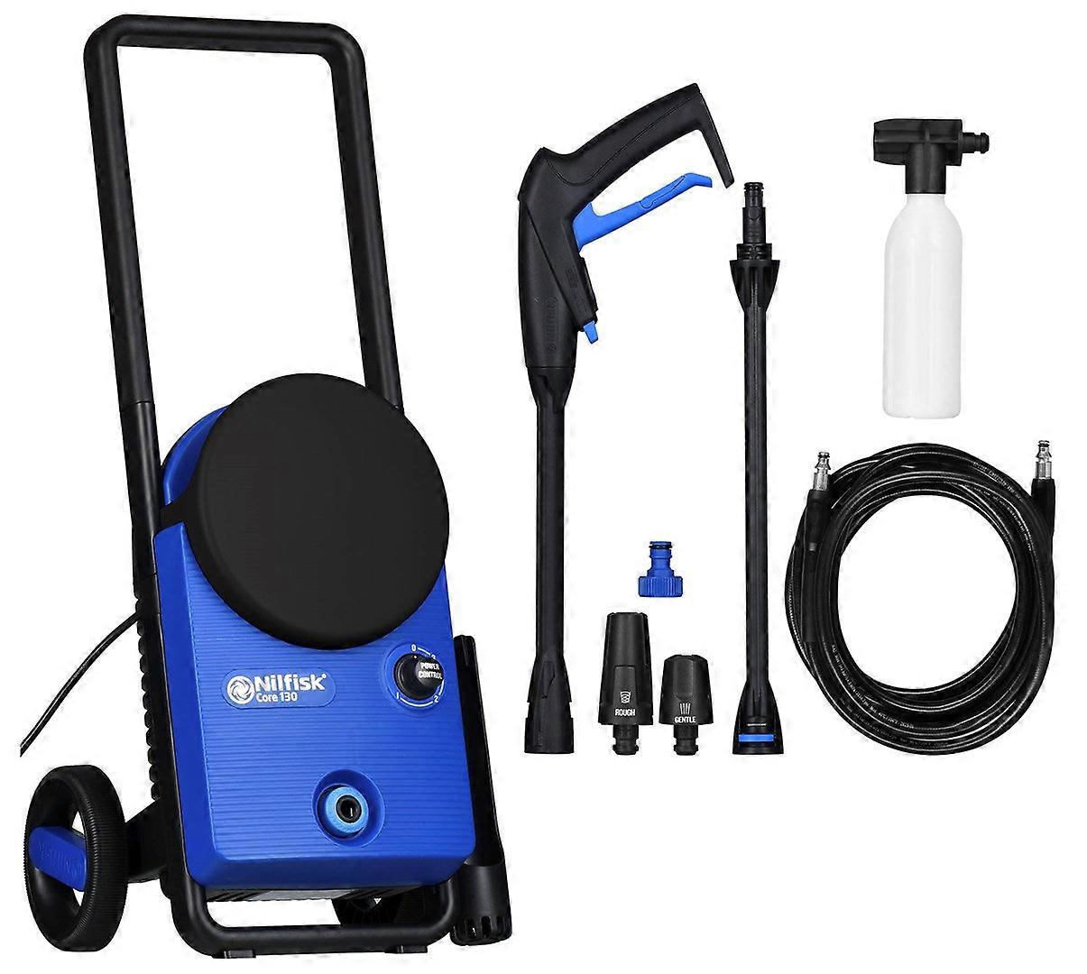 Nilfisk Core 130-6 Powercontrol - EU vysokotlakový čistič, elektrický, 462 l/h, čierna, modrá