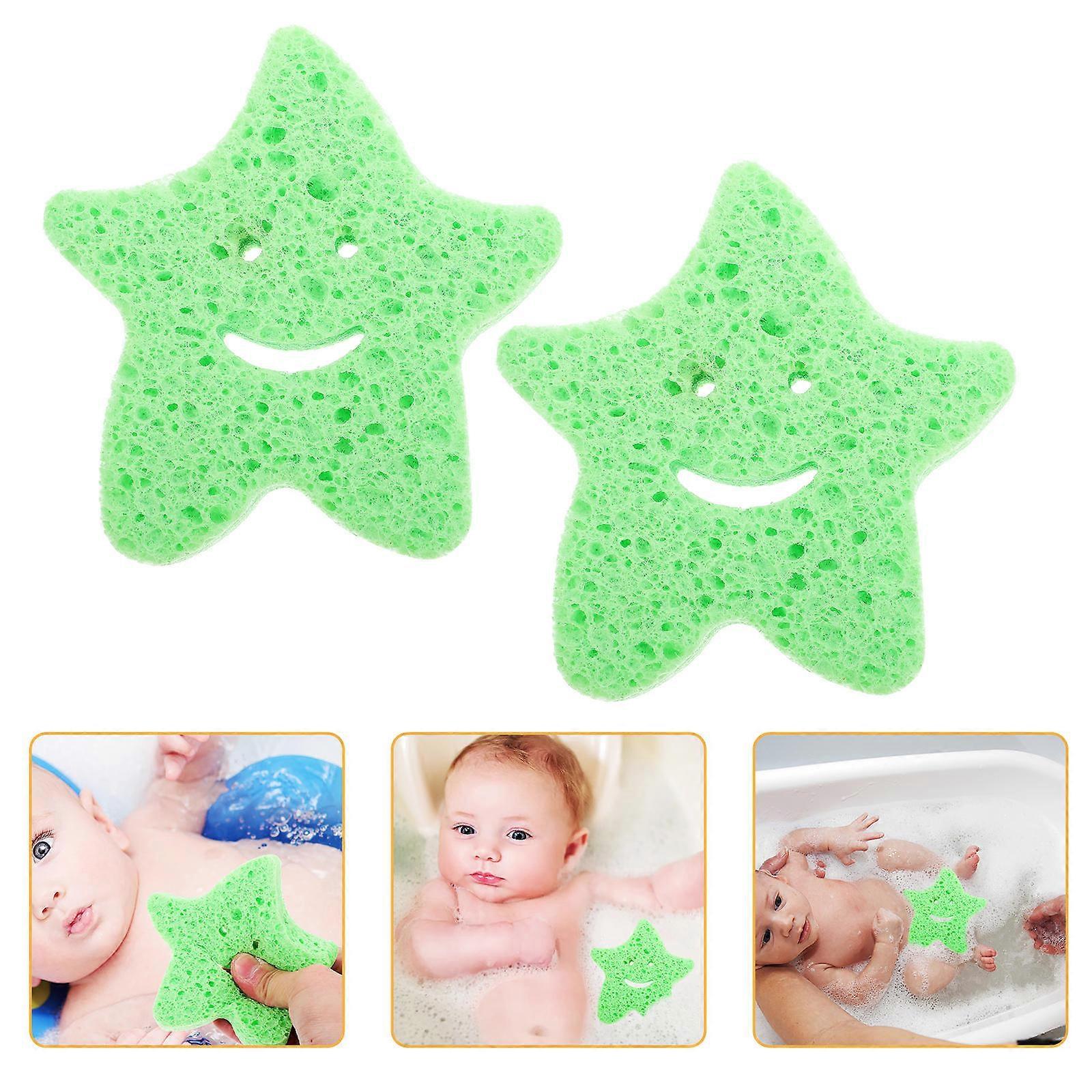 Star Shaped Bath Sponges 12 Pcs For Bathing And Outdoor Travel Designed For Family Use With Excellent Exfoliating Function