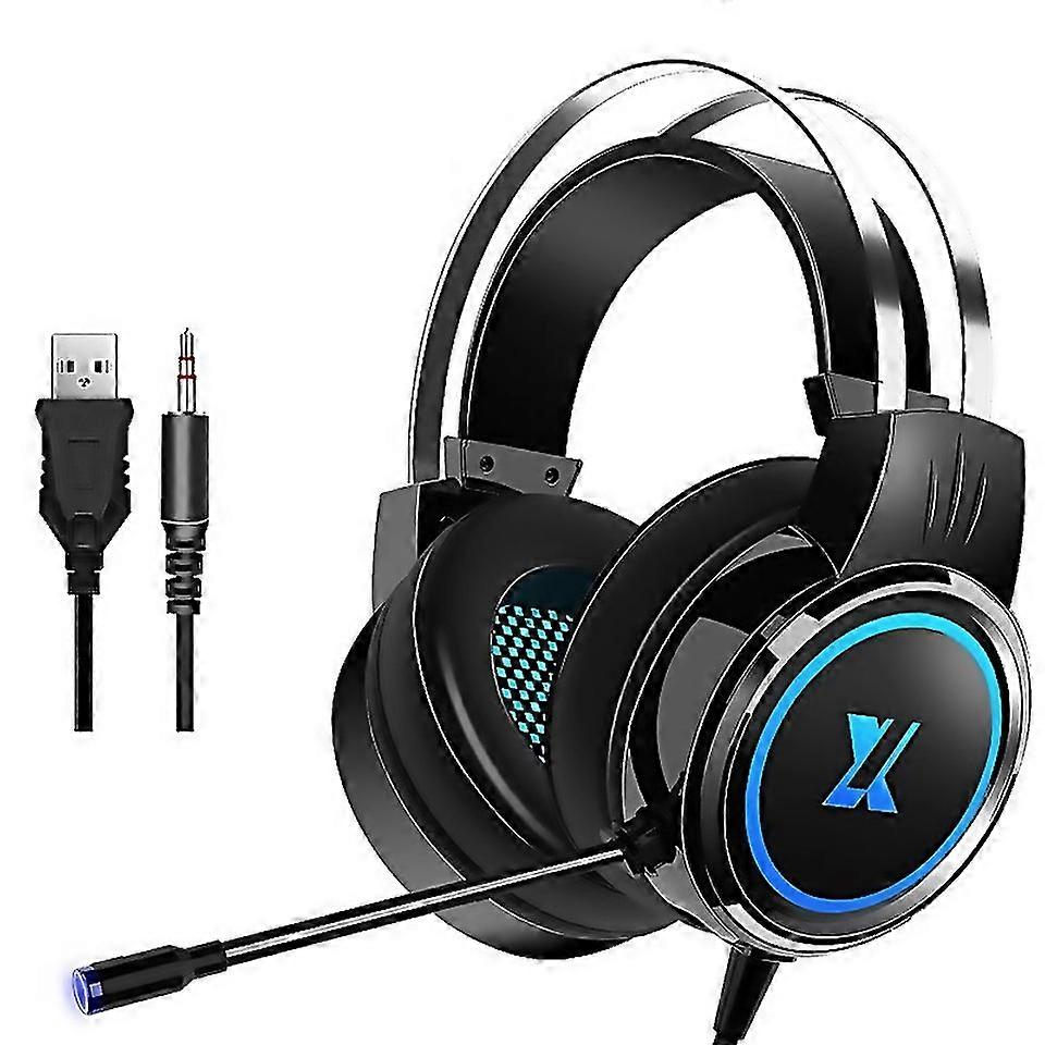 For Heir Audio Headmounted Gaming Wired Headset With Microphone Colour X8 Mobile Notebook Upgrade Bl