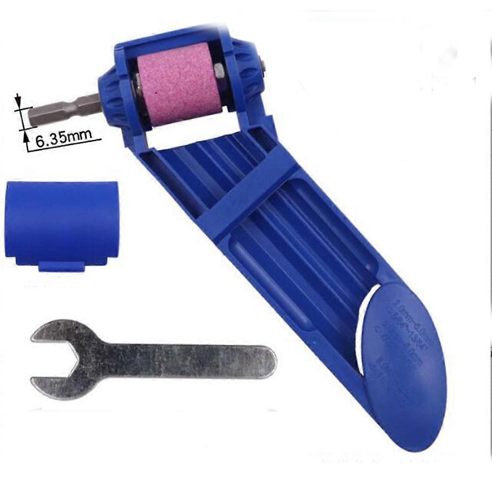 1pc Portable Drill Bit Sharpener With Grinding Wheel For Quick And Easy Sharpening Of Nail Drill Bits, Sharp And Ready