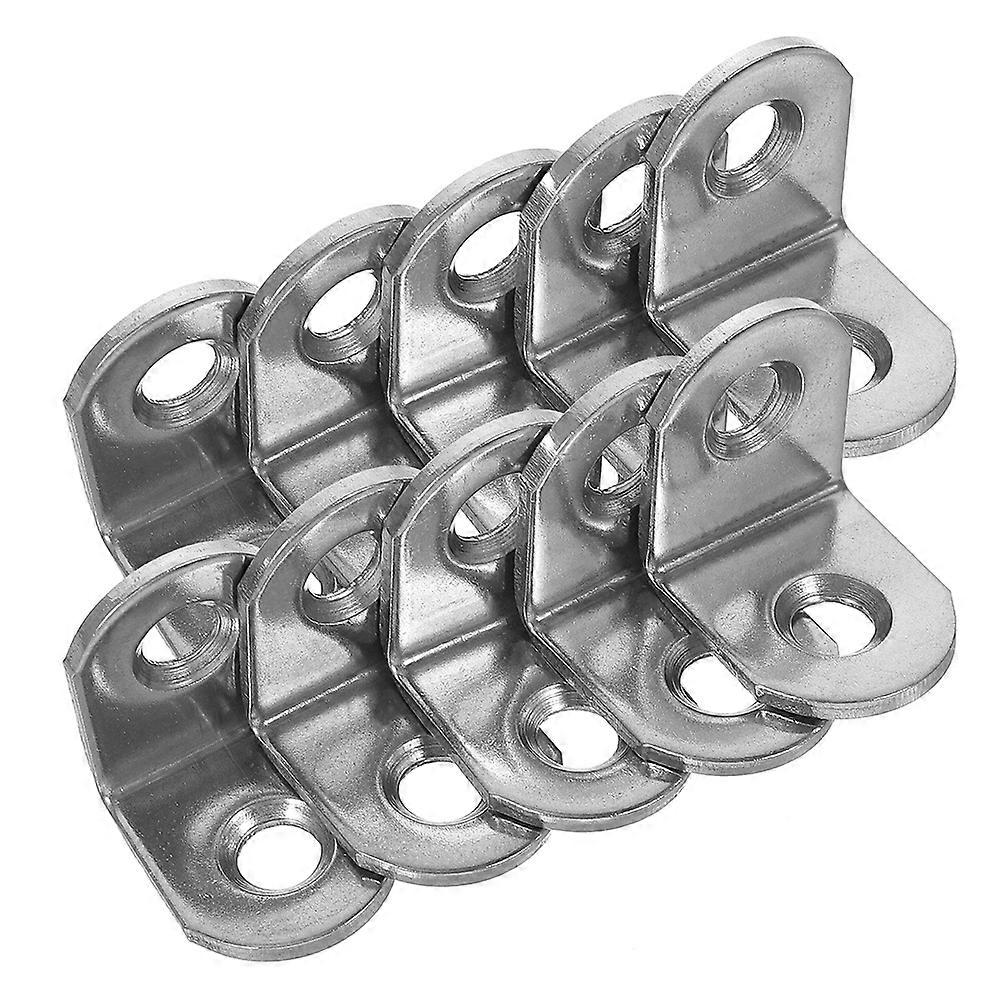 Stainless Steel Shelf Brackets for Home Use 30Pcs Small L Brackets Corner