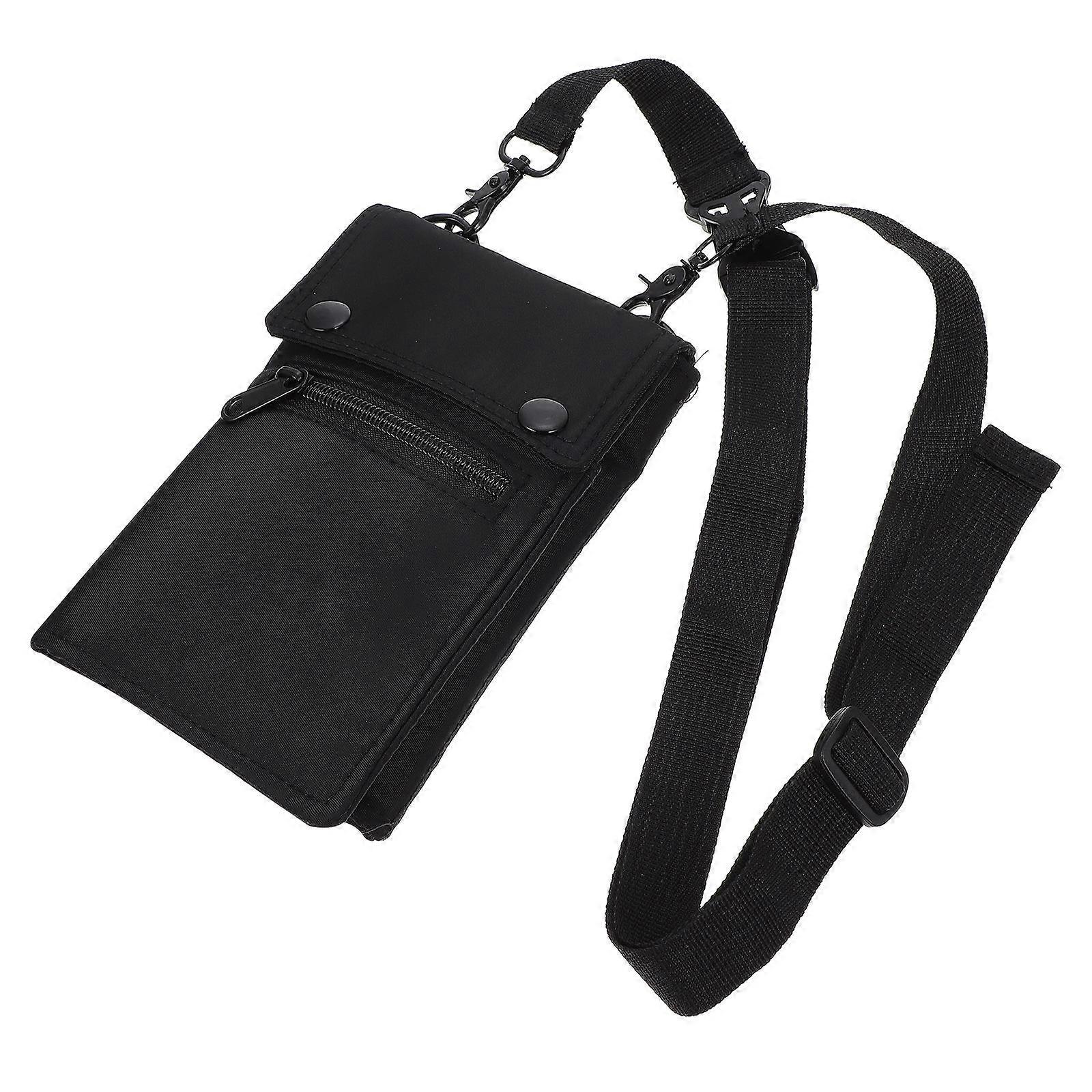 Nylon Phone Storage Bag Shoulder for Men 2Pcs Practical Cellphone Pouch