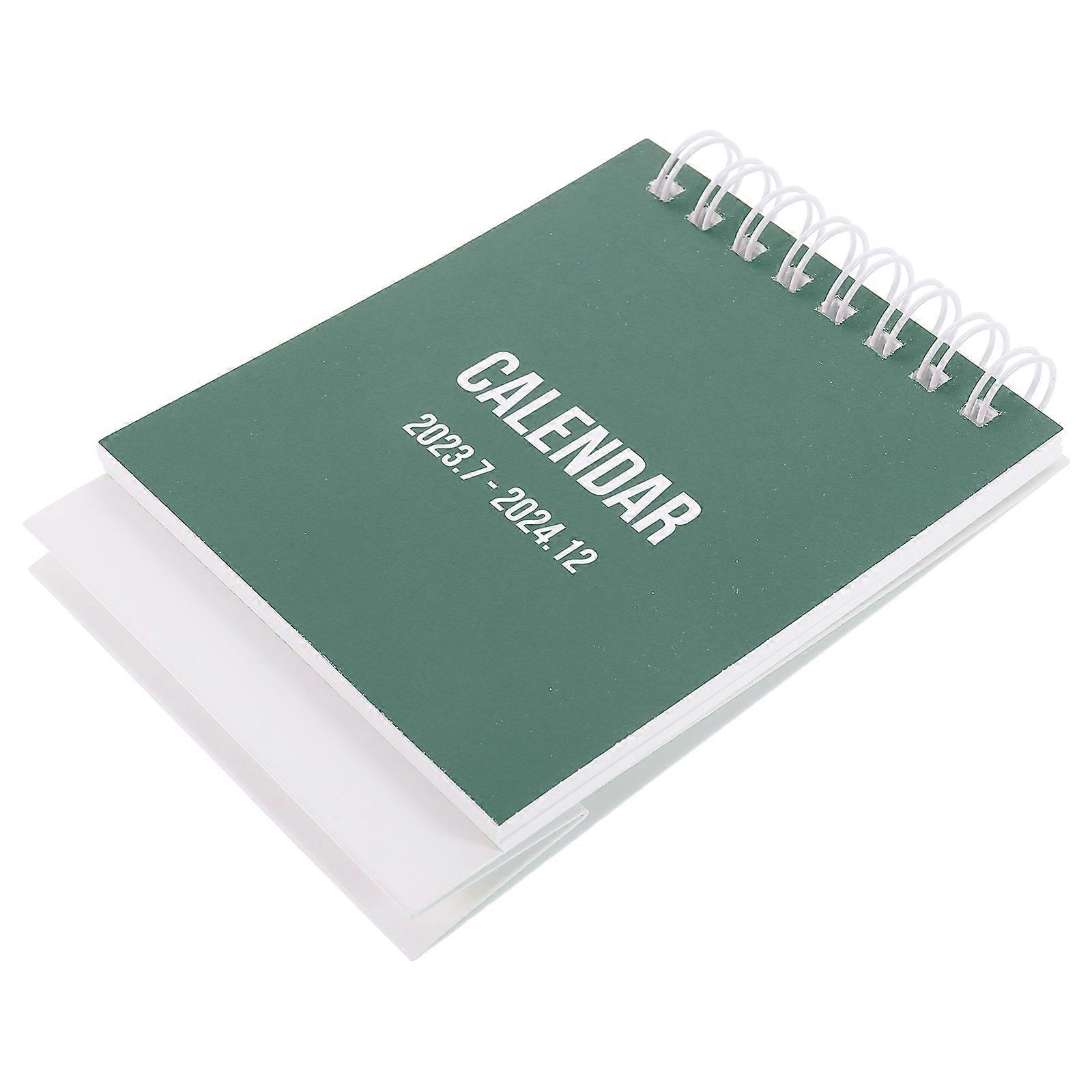 Daily Table Calendar 2Pcs Small Office Calendar For Memo Writing 11.00X8.00X6.00CM Foldable Style