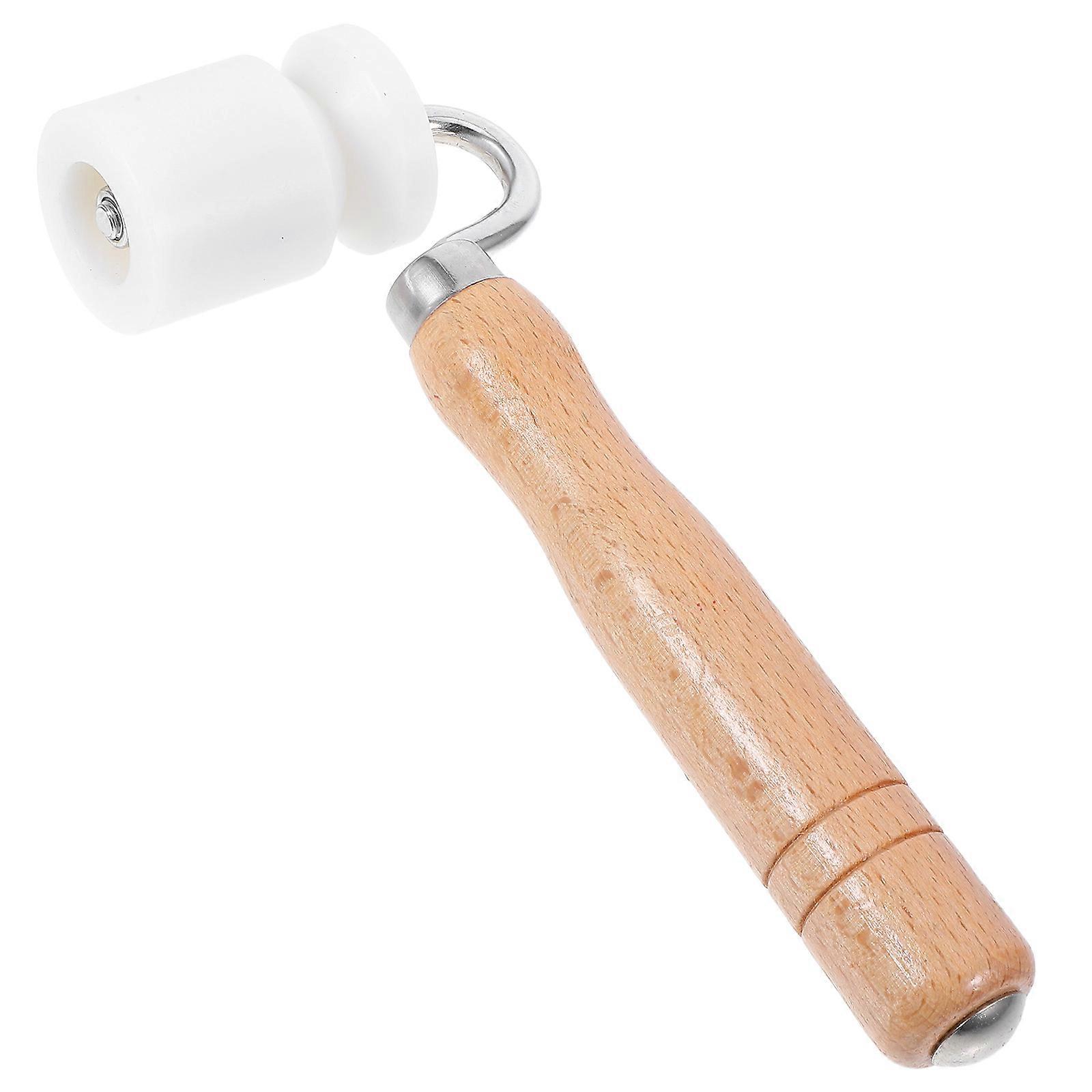 Rolling Seam Presser Wallpaper Roller Tool 2Pcs for Home Use Wood Handle