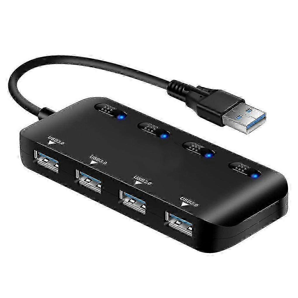 Multi USB 3.0 Hub Computer with High-Speed Data Transfer for Multiple Devices