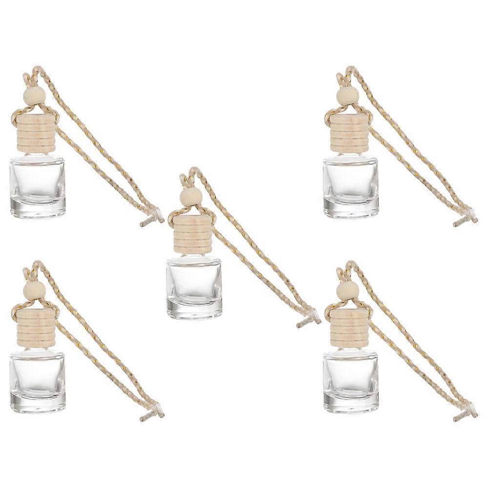 Car Perfume Bottle Pendant Wood Glass for Diffuser Use 20Pcs Set