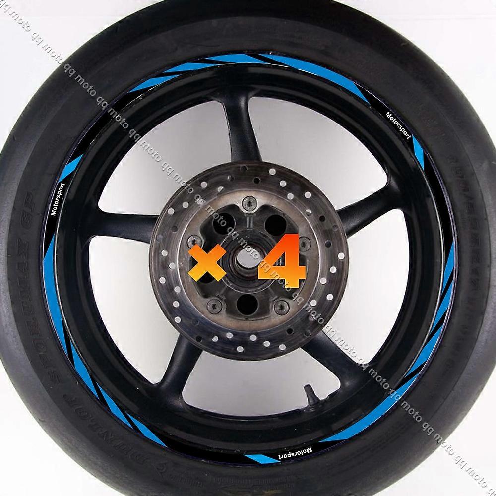Applicable Motorcycle Reflective Wheel Sticker 17'' Rim Decal Stripe Tape Accessories For S1000XR/RR F900/800R S1000R F900XR nine t R G310R