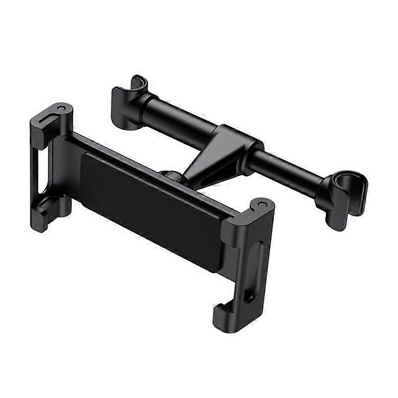 Mobile Phone Holder For Car Telescopic Mount Headrest Bracket Tablet Compatible Black Buckle