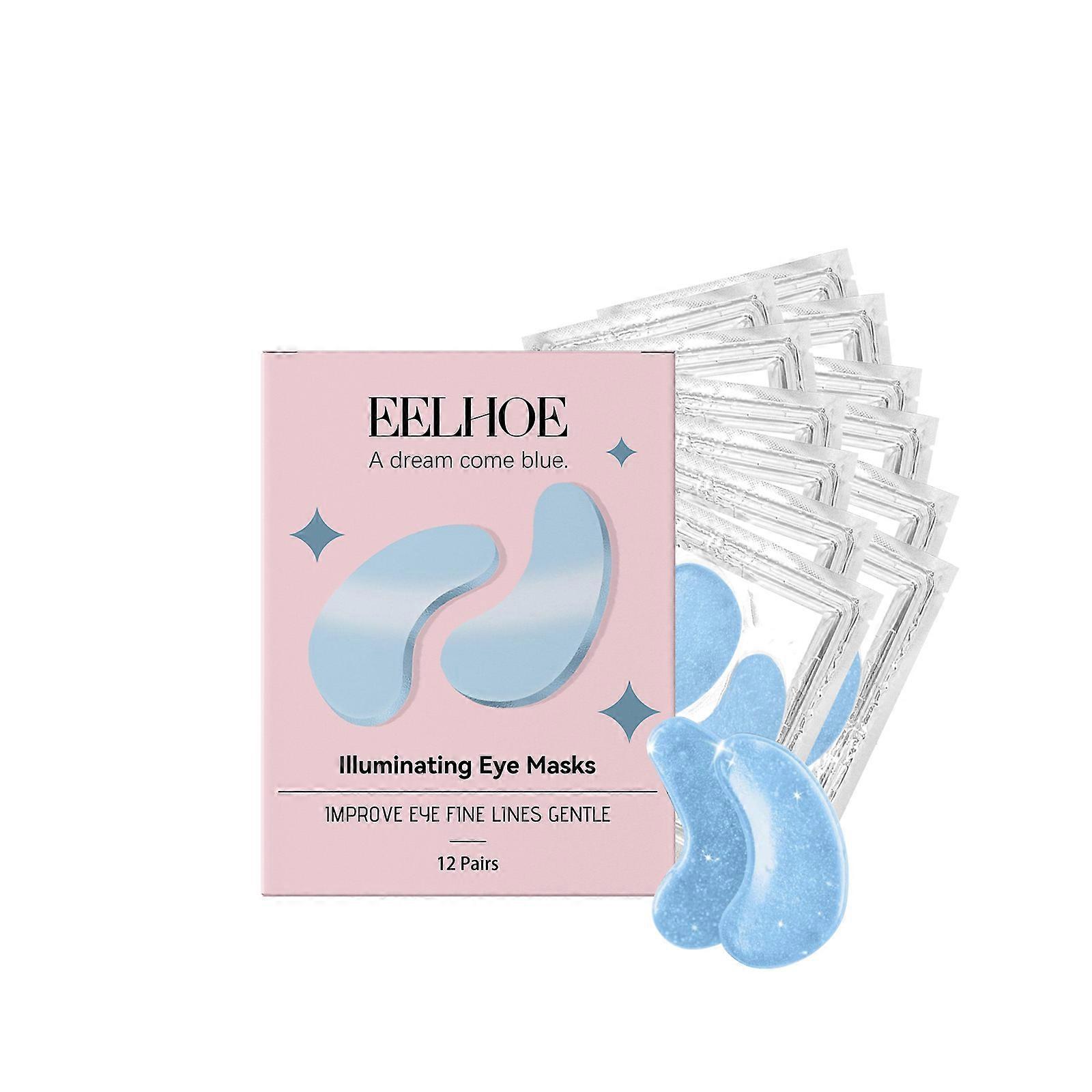 EELHOE Eye Masks, Provide Daily Care For The Skin Around The Eyes, Keeping Them Moist And Comfortable. The Application Feels Natural, Bright And Easy 