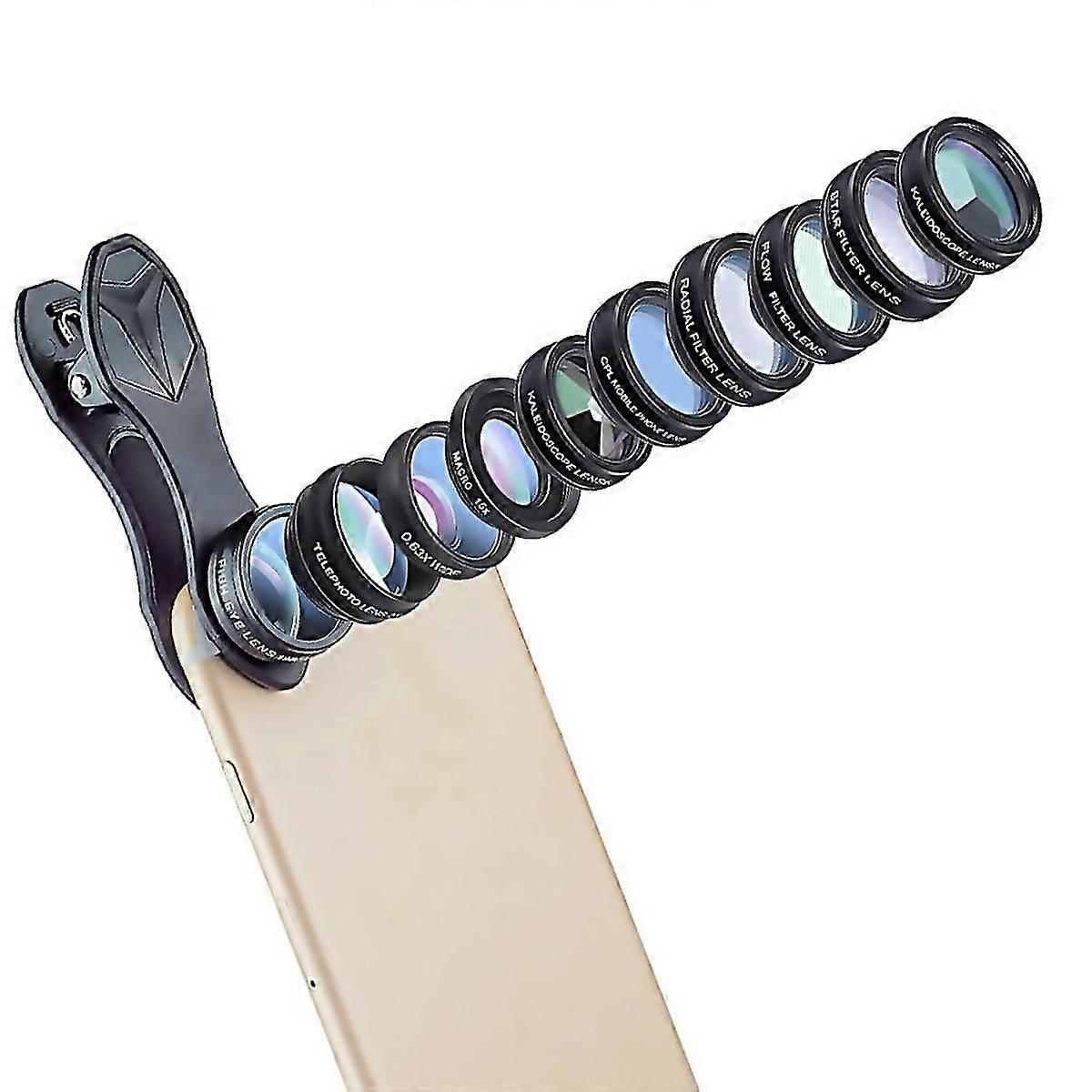 For 10 In 1 Mobile Phone External Lens Set