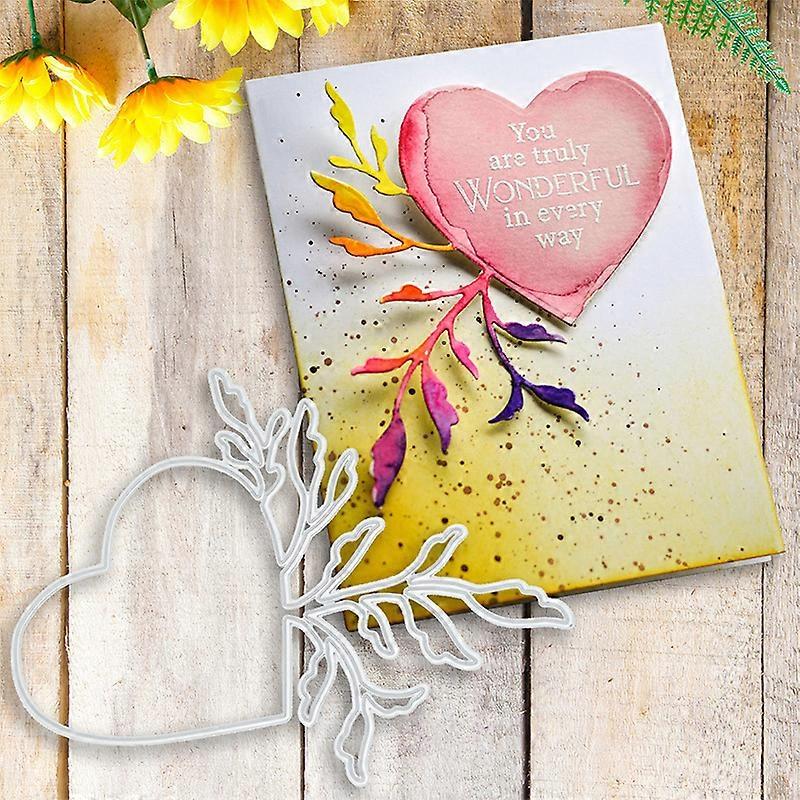 1PC Heart Metal Cutting Dies Die-cut Crafts Stencil Tool for DlY Handmade Scrapbook Cards