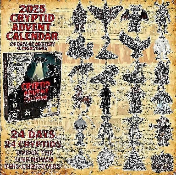 2025 Χριστουγεννιάτικα Ημερολόγια Advent Διακόσμηση Ακρυλικό Πλήρες στυλ