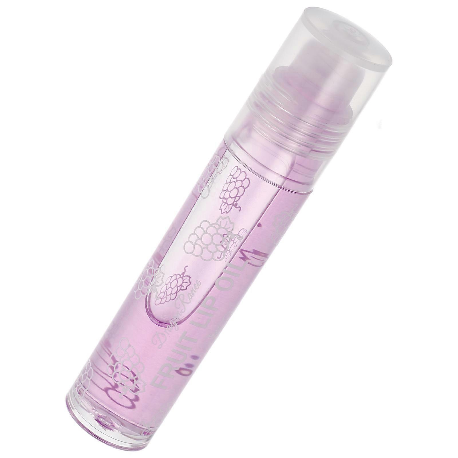 Lip Gloss Roller Fruit Flavored Moisturizing For Special Occasions Purple 1Pcs