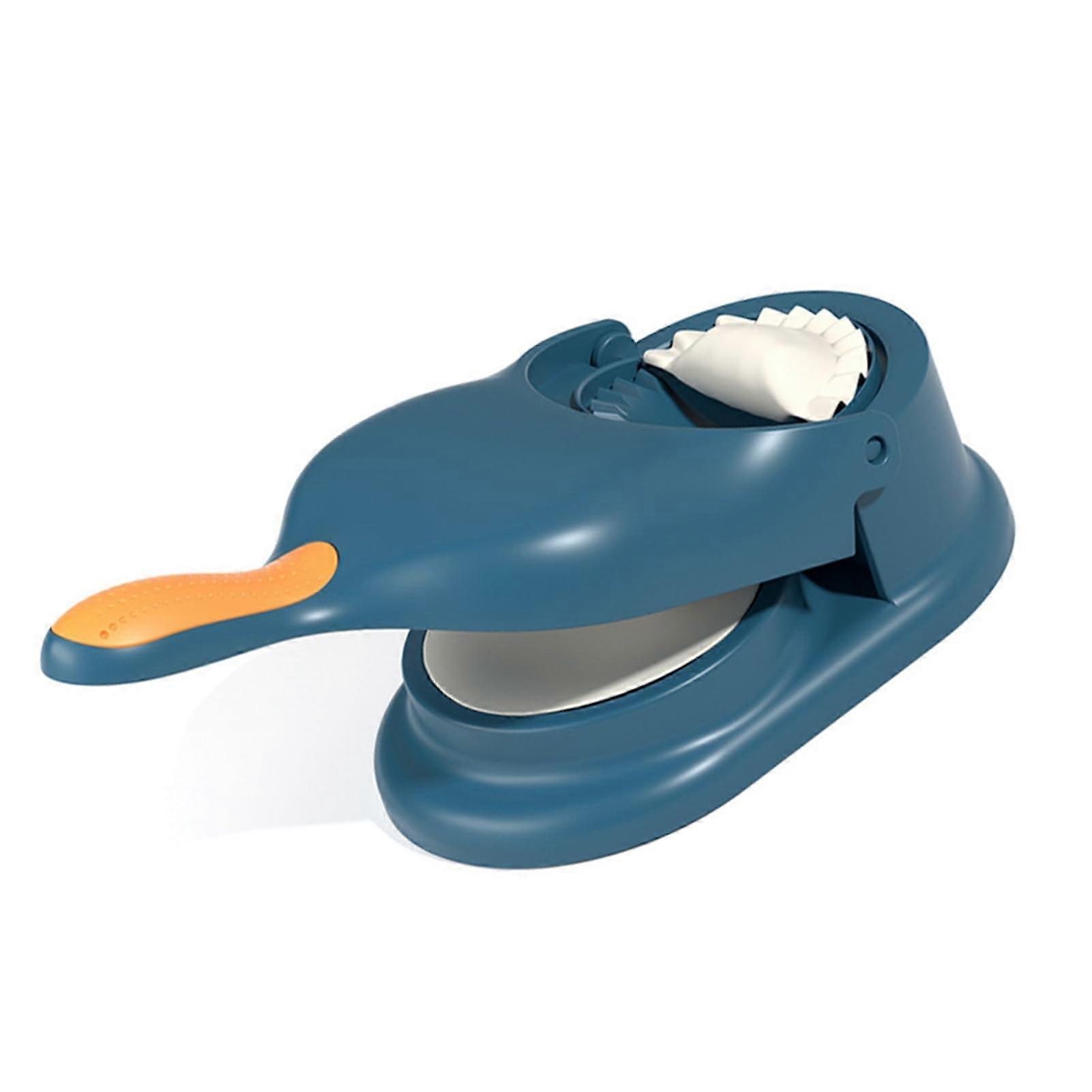 Dumpling Maker Press 2In1 Multifunctional Manual Dumpling Dough Press Easy To Clean Blue Kitchen Tool