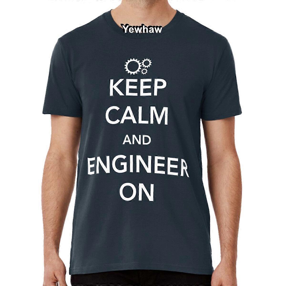 Keep Calm And Engineer On T-shirt Engineering Careers Professions