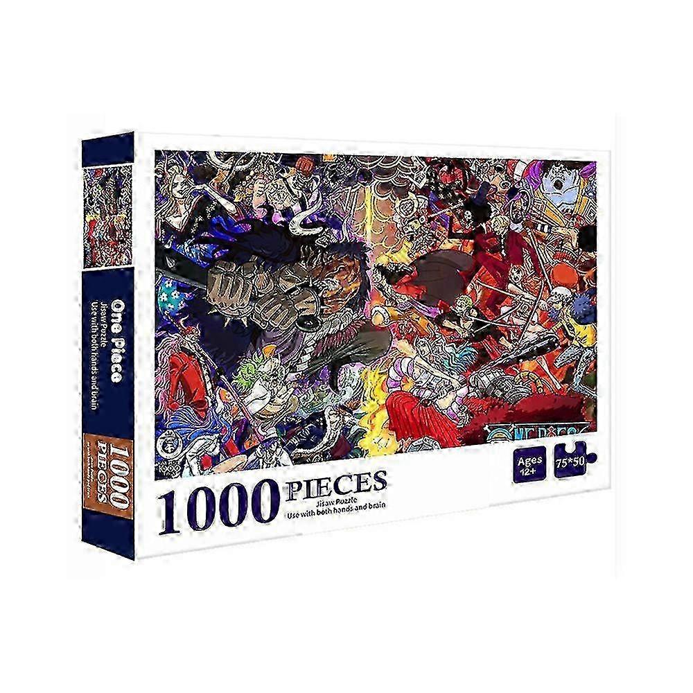 One Piece - - 70 x 50 Cm - From 14 Years - Puzzle of 1000 Pieces - Patience and Reflection Game - Landscape Format - Net Image - Decoration