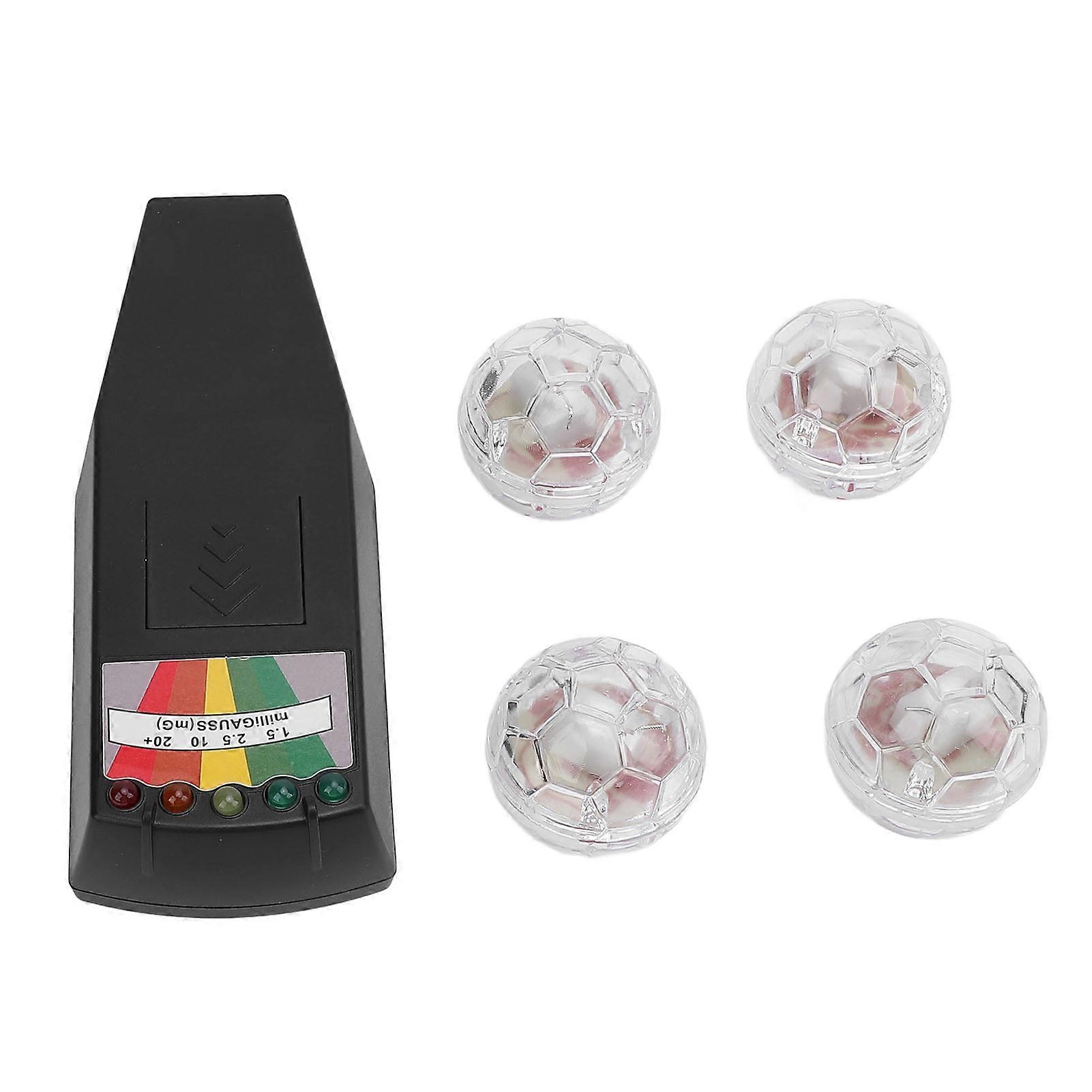 Ghost Hunting Equipment Kit EMF Electromagnetic Field Meter Paranormal Detector with 4 Motion Activated Light Up Cat Balls for Home Office 