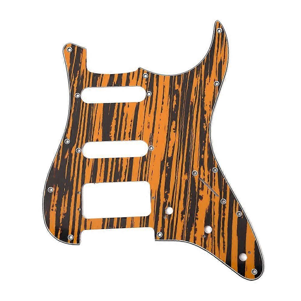 Dark Brown ST Style Guitar SSH Preloaded Pickguard Scratch Plate