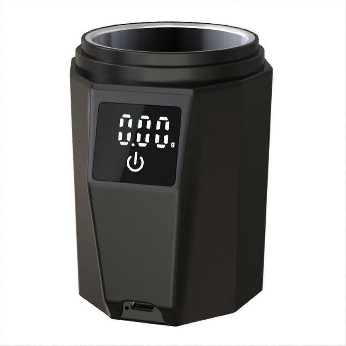 Digital Coffee Dosing Cup&58mm Portafilter 0.1g Precision Espresso Weighing Scale for Drip Coffee M