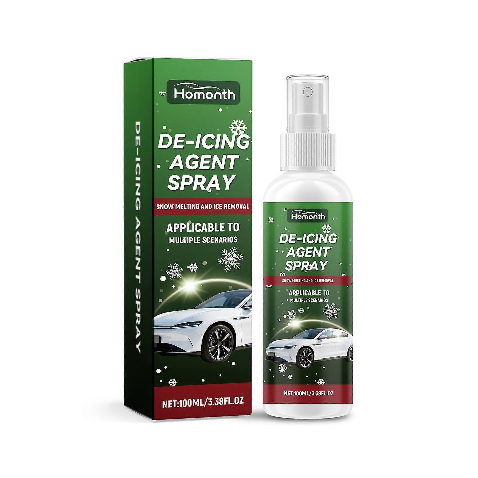 Windshield De-Icer Spray, Ice Remover Melting Spray, Windshield Ice Melting Spray, Car Windshield Defrost Snow Melting Spray In Winter