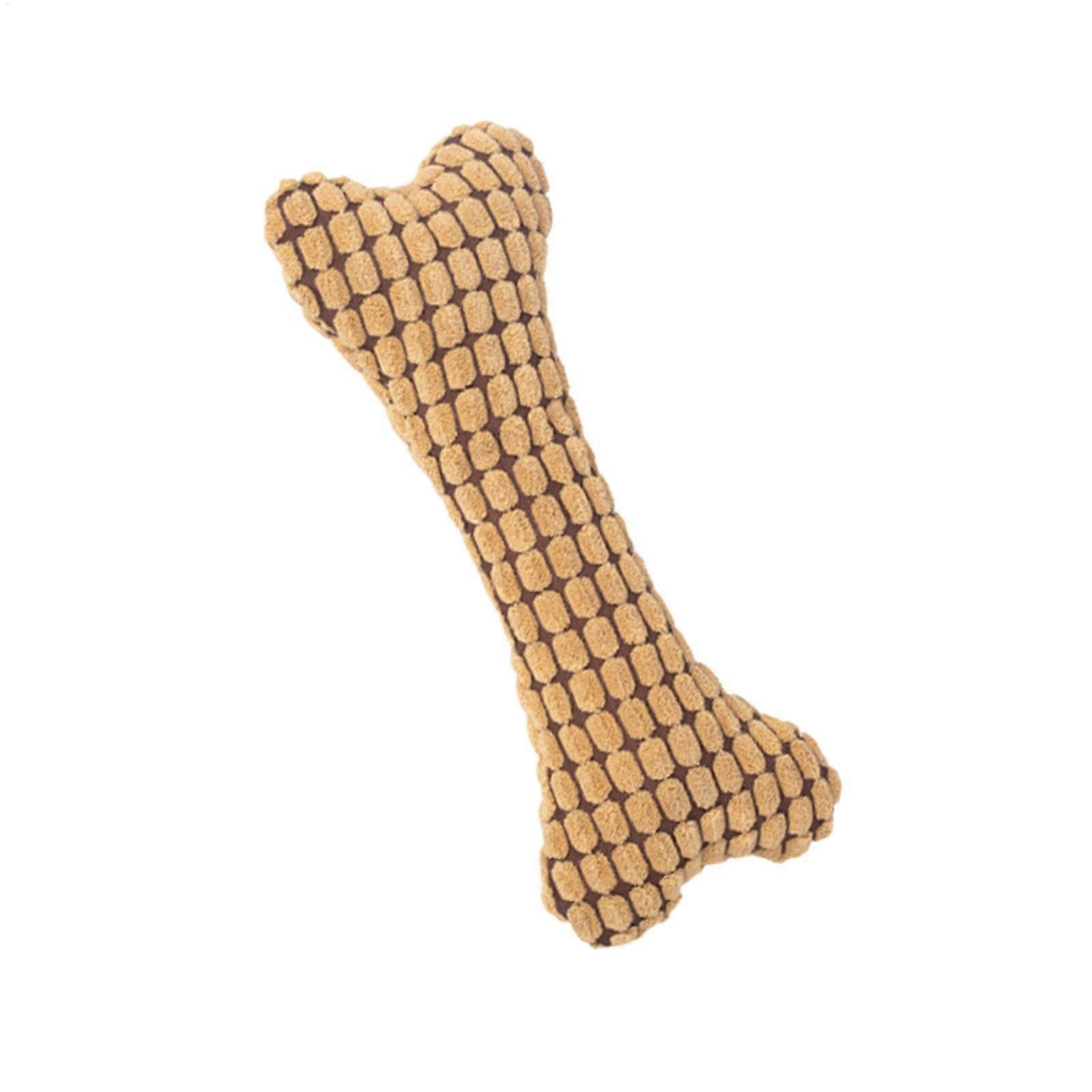 Plush Chew Toys for Dogs | Squeaky Stuffed Bone Toy | BiteResistant Chew Toy for Small to Large Dogs and Puppies