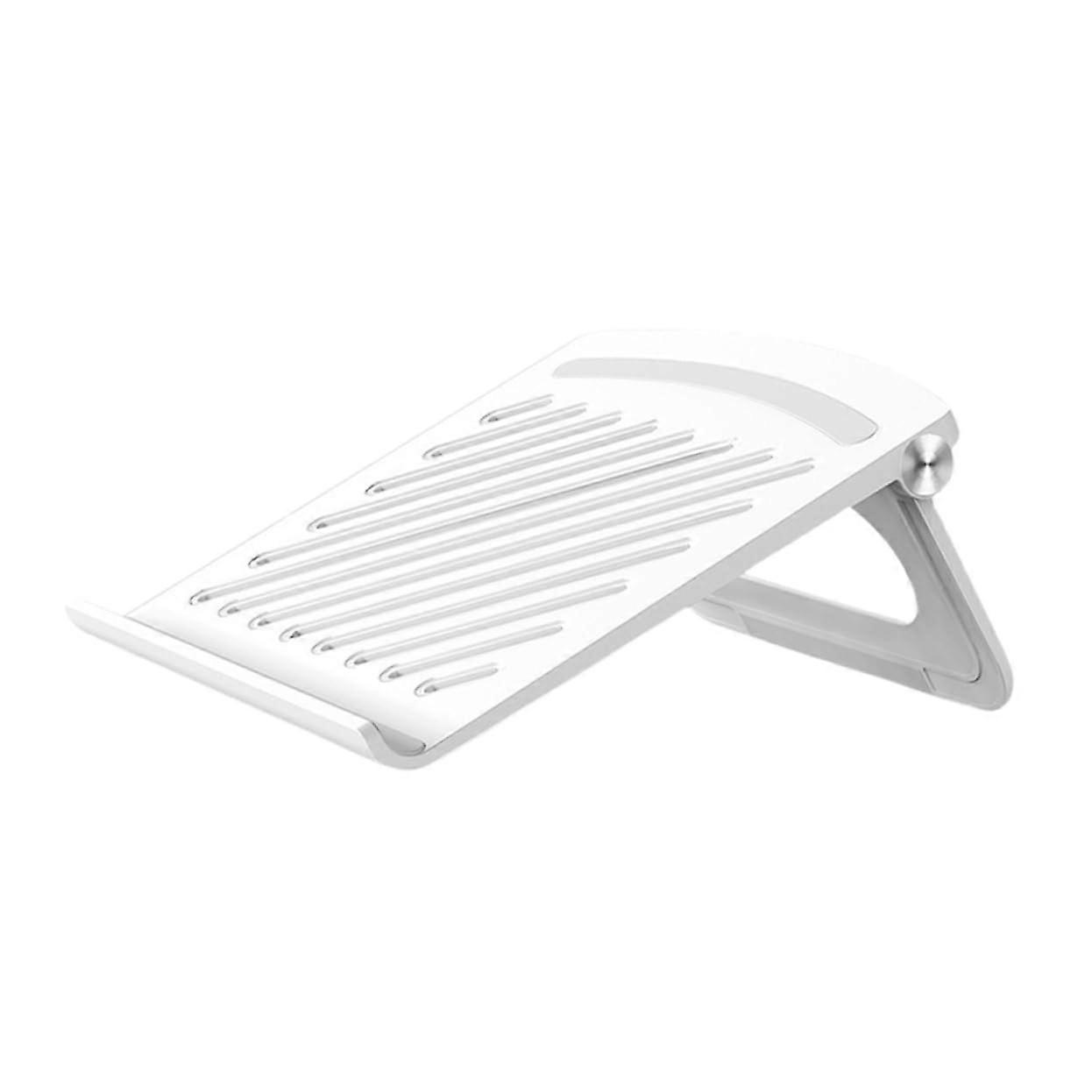 Adjustable Multi Angle Foldable Laptop Stand Ergonomic Desktop Riser Stable Base Heat Dissipation Design Fits Laptops Up