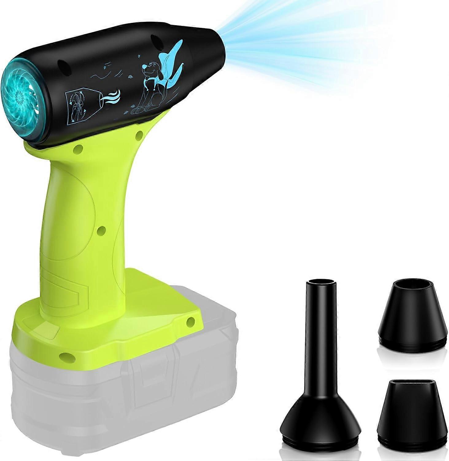 Electric Jobsite Air Blower for Ryobi 18v Battery Cordless Leaf Blower Handheld