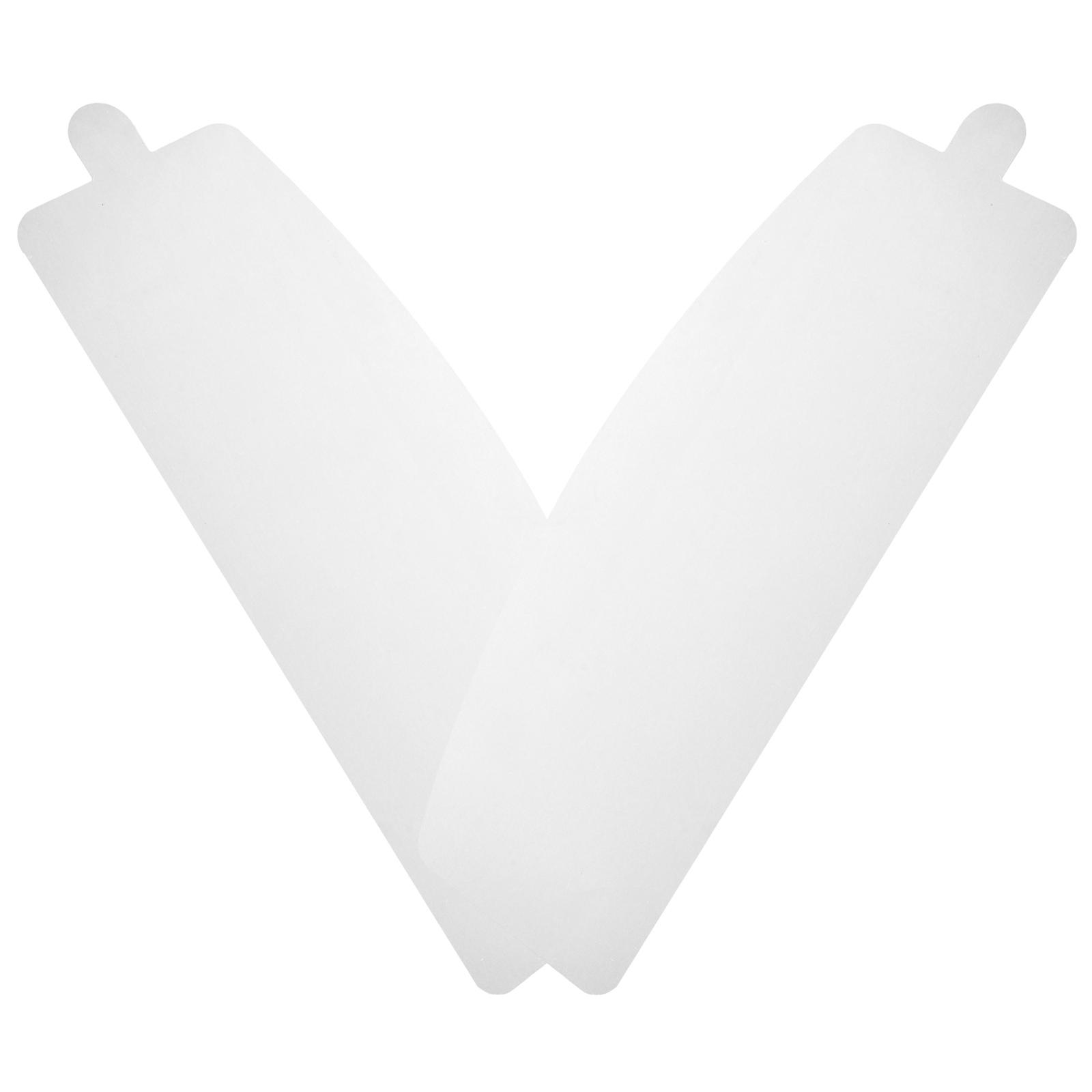 Protective Lens for Sandblasting 2Pcs White PVC Cover Replacement