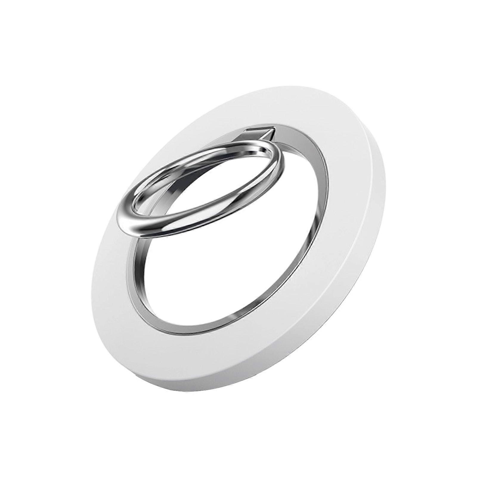 Stable magnetic Stand Gear Positioning System Compatible for Phone Models And Case  White