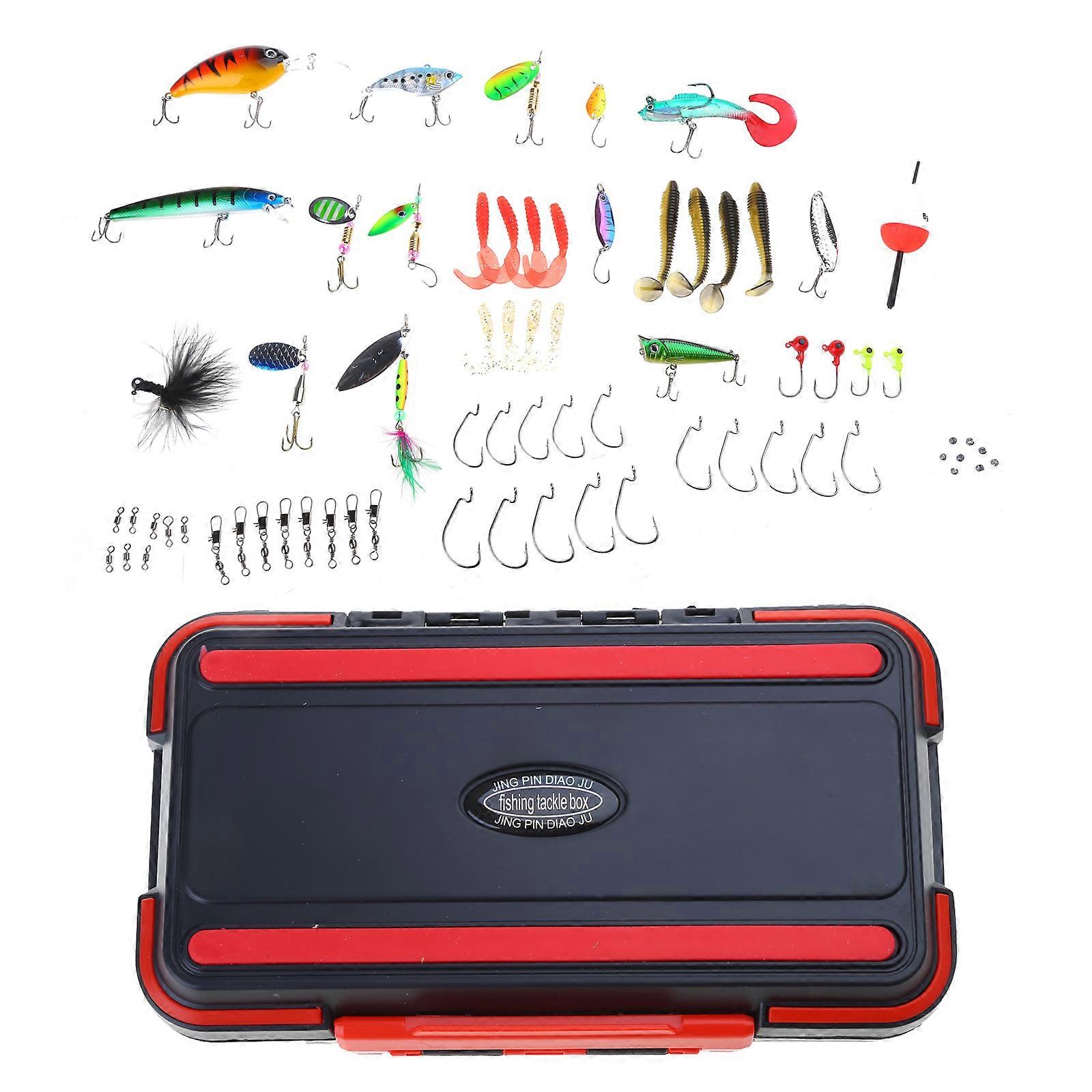 Advent Calendar 2024 Year Versatile Fishing Lures Collection Set 24 Days Gift Count Down Calendar with Fishing Tackle Multicolor