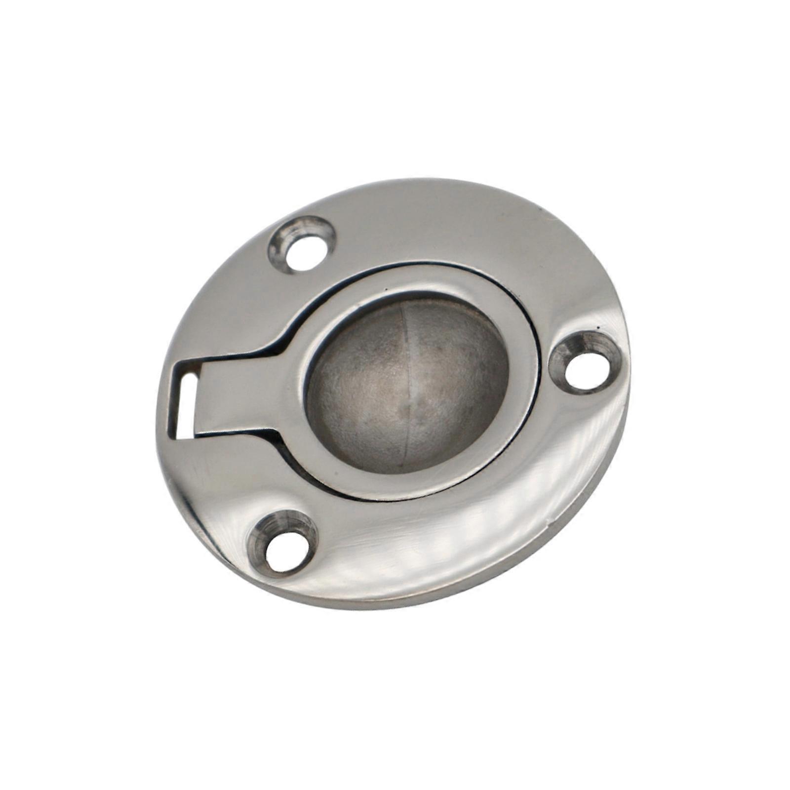 50kg Load Embedded Stainless Steel Deck Plate Cover With Anti Slip Handle And Key Lock Security For Watercraft Floor Systems Multicolor