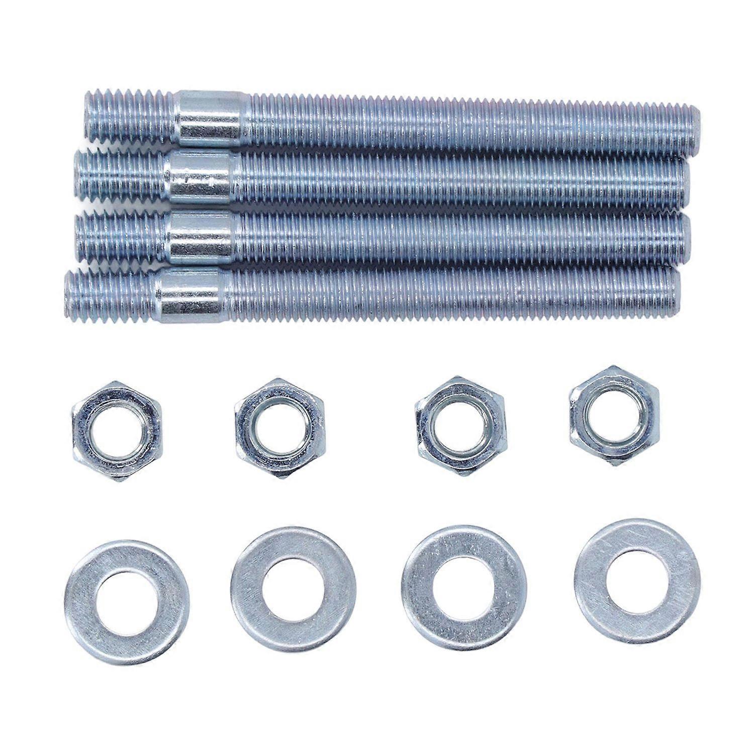 3.5in Carburetor Studs Set Metal Carb Mounting Stud Kit with Spacers for 5/16in Threads Intake Manif