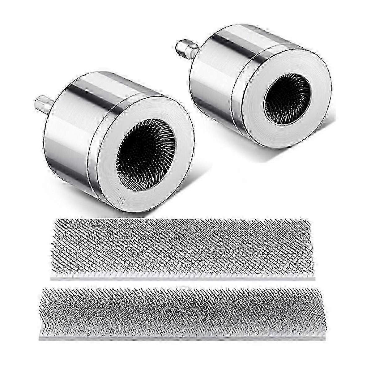 2 Pack Copper Pipe Cleaning Kit with Interchangeable Brushes and Drill Attachment