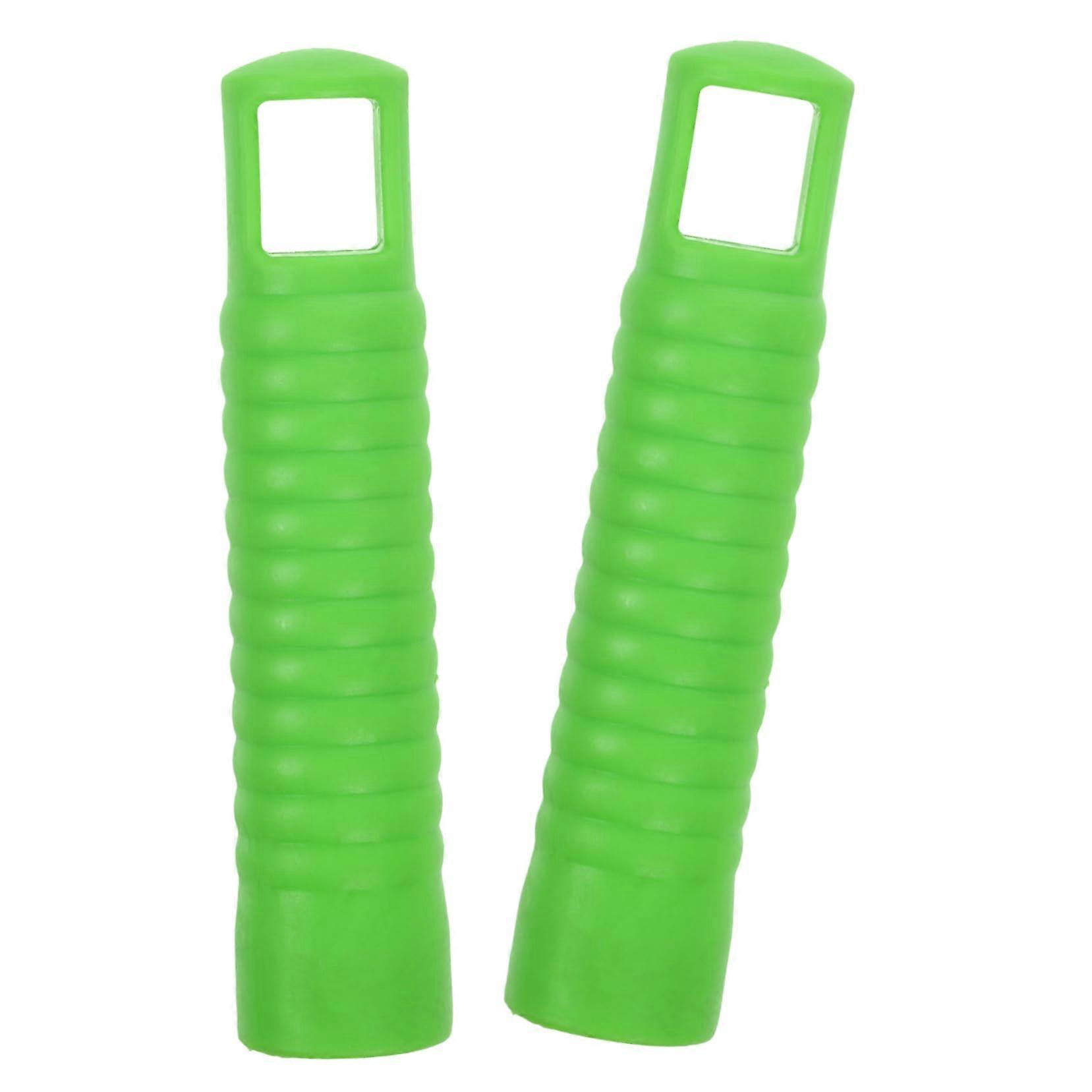 2 Pack Mop Handle End Caps with Ergonomic Grip Replacement for Broom and Duster Handles