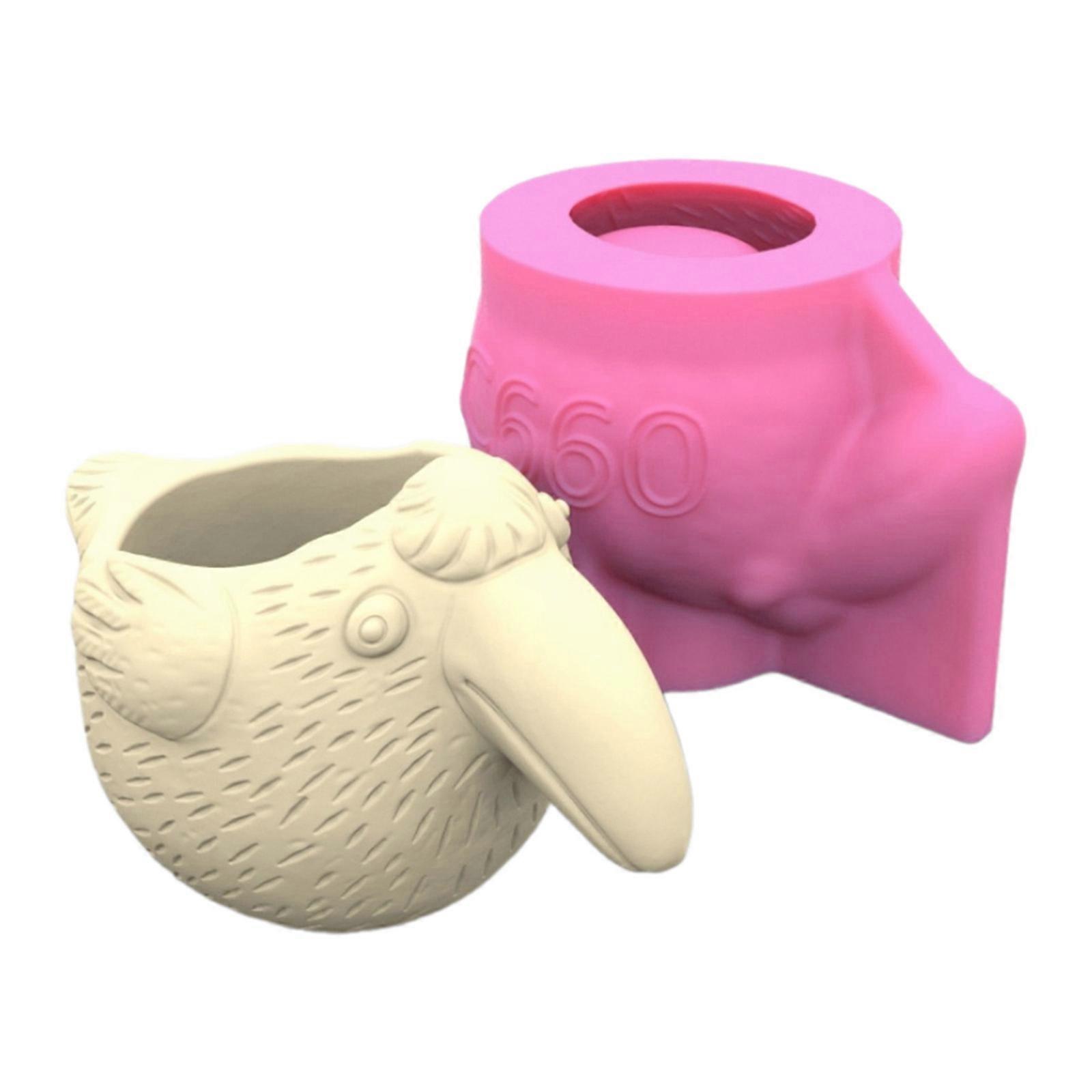 רב תכליתי סיליקון עציץ עובש בטון תבניות נקר בצורת אגרטל עובש להכנת אגרטל סוקולנט אדנית ססגוניות