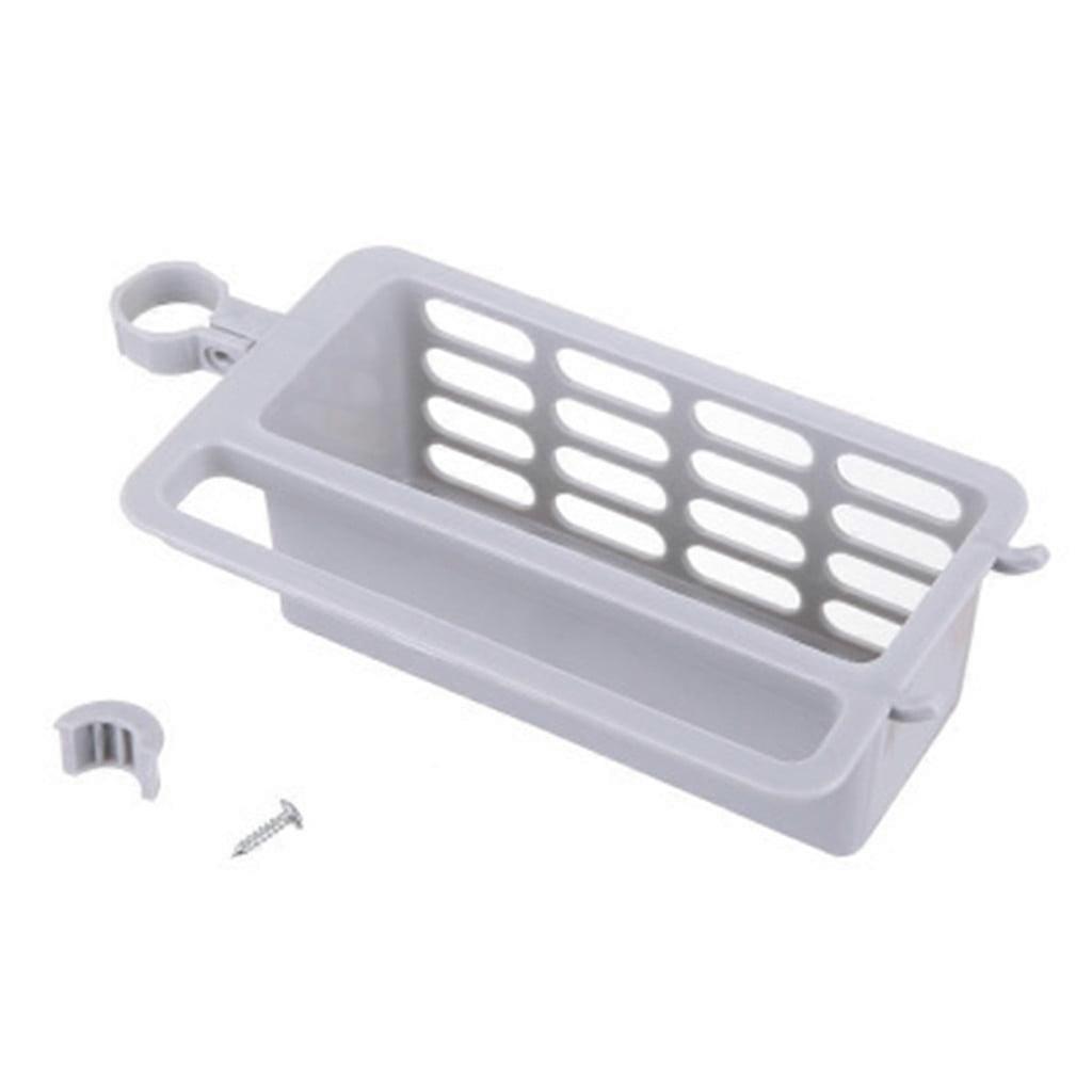 Uclet Drain Rack Kitchen Drainage Shelf Multifunctional Dishwashing Sponge Storage Rack
