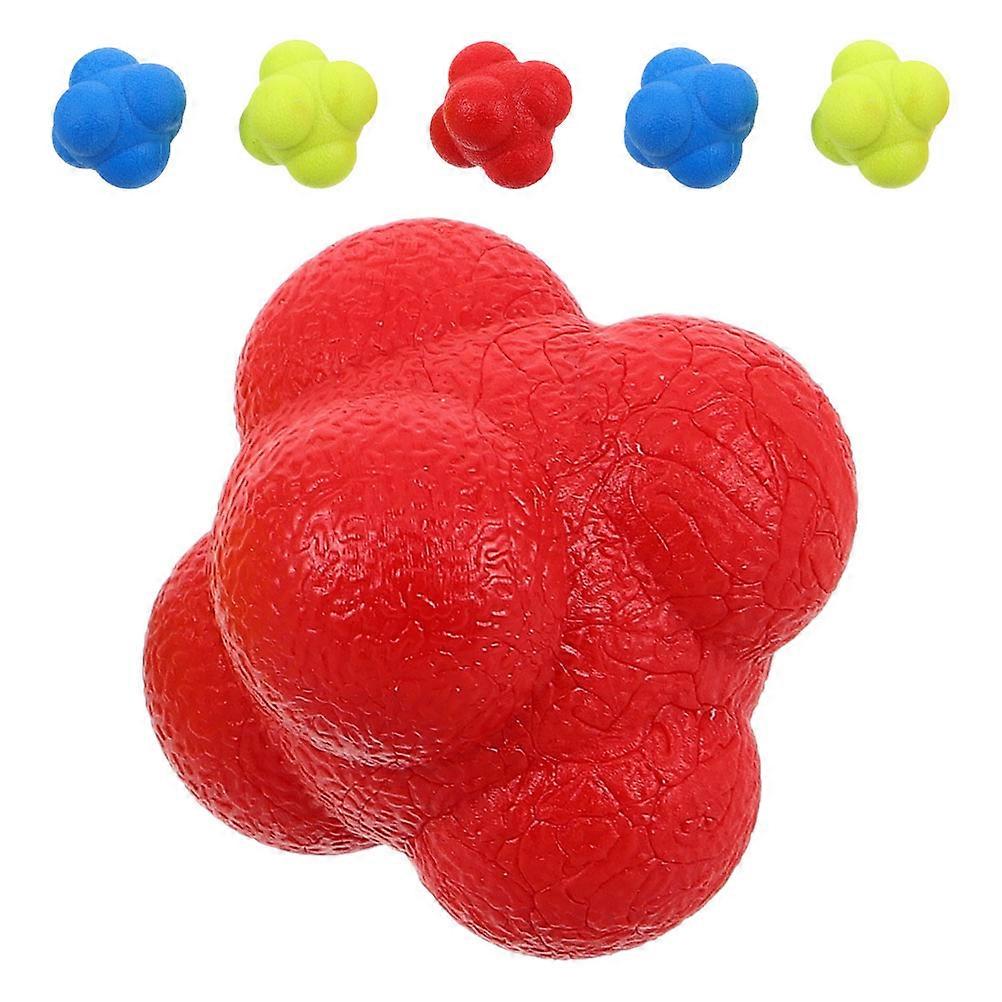 Hand Eye Coordination Training Ball Hexagon Reaction Ball with 24Pcs