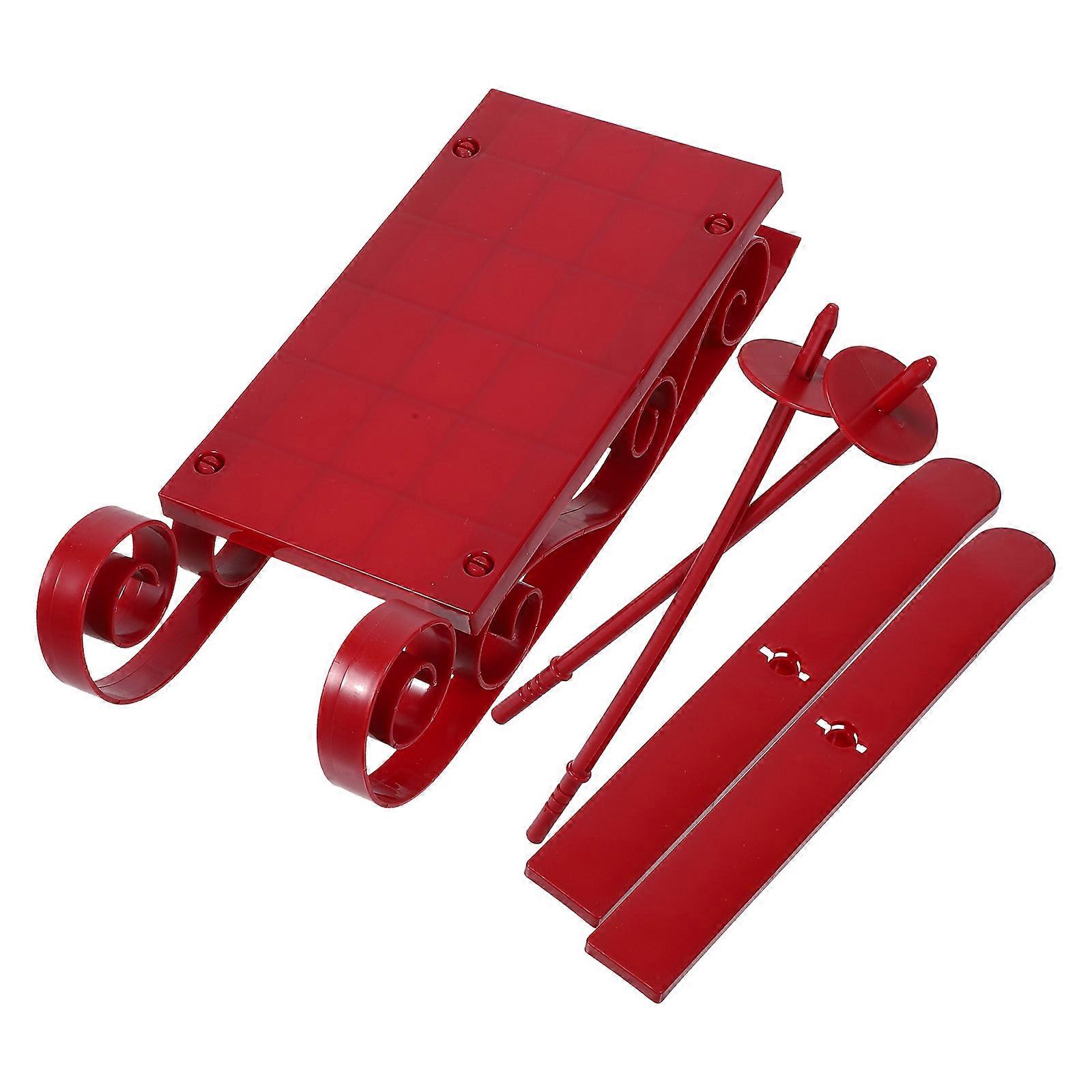 Miniature Sled Pendant Festive Atmosphere Addition Party Setup Family Friends 1Set