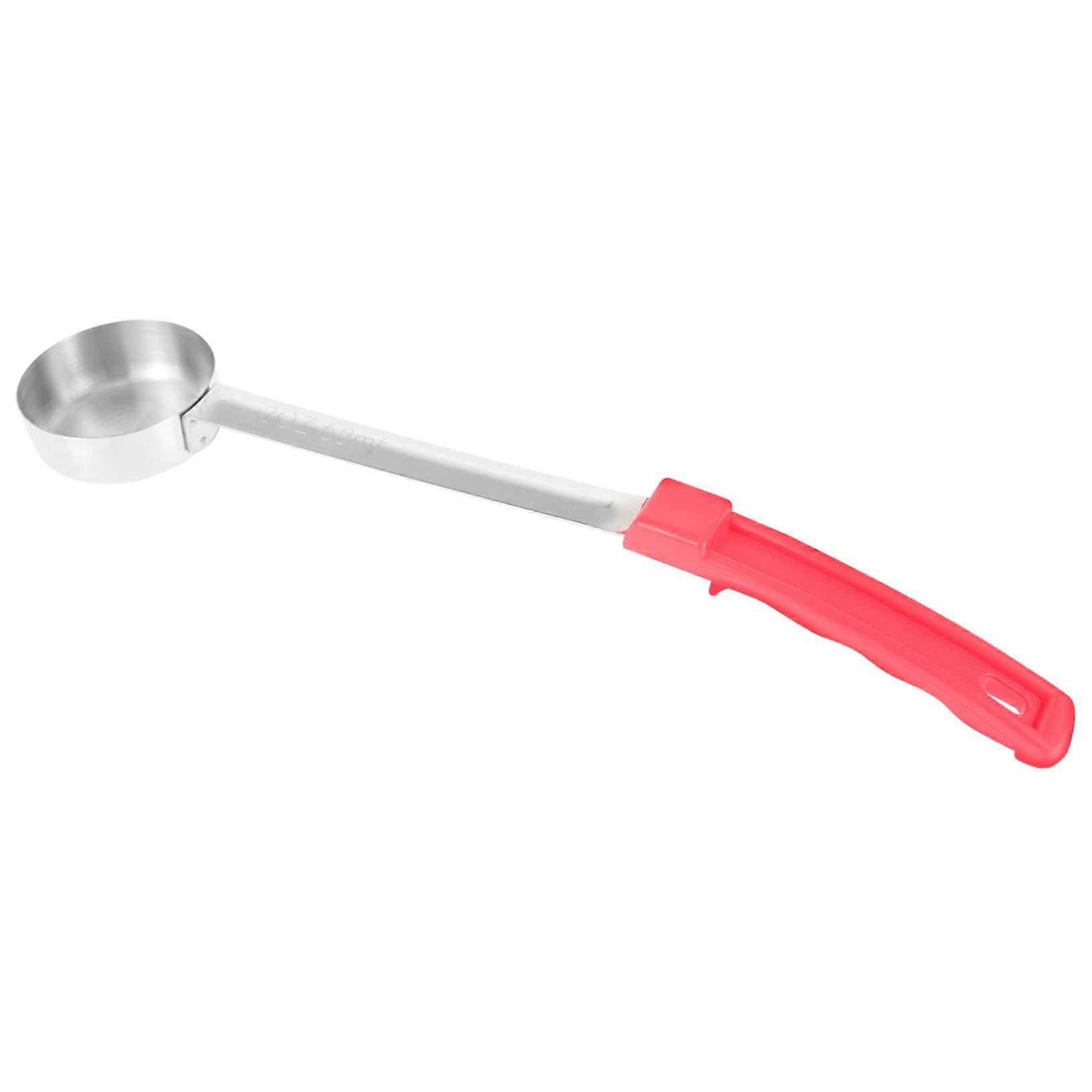 Stainless Steel Portion Control Ladle with Ergonomic Handle for Precise Pizza Sauce Serving