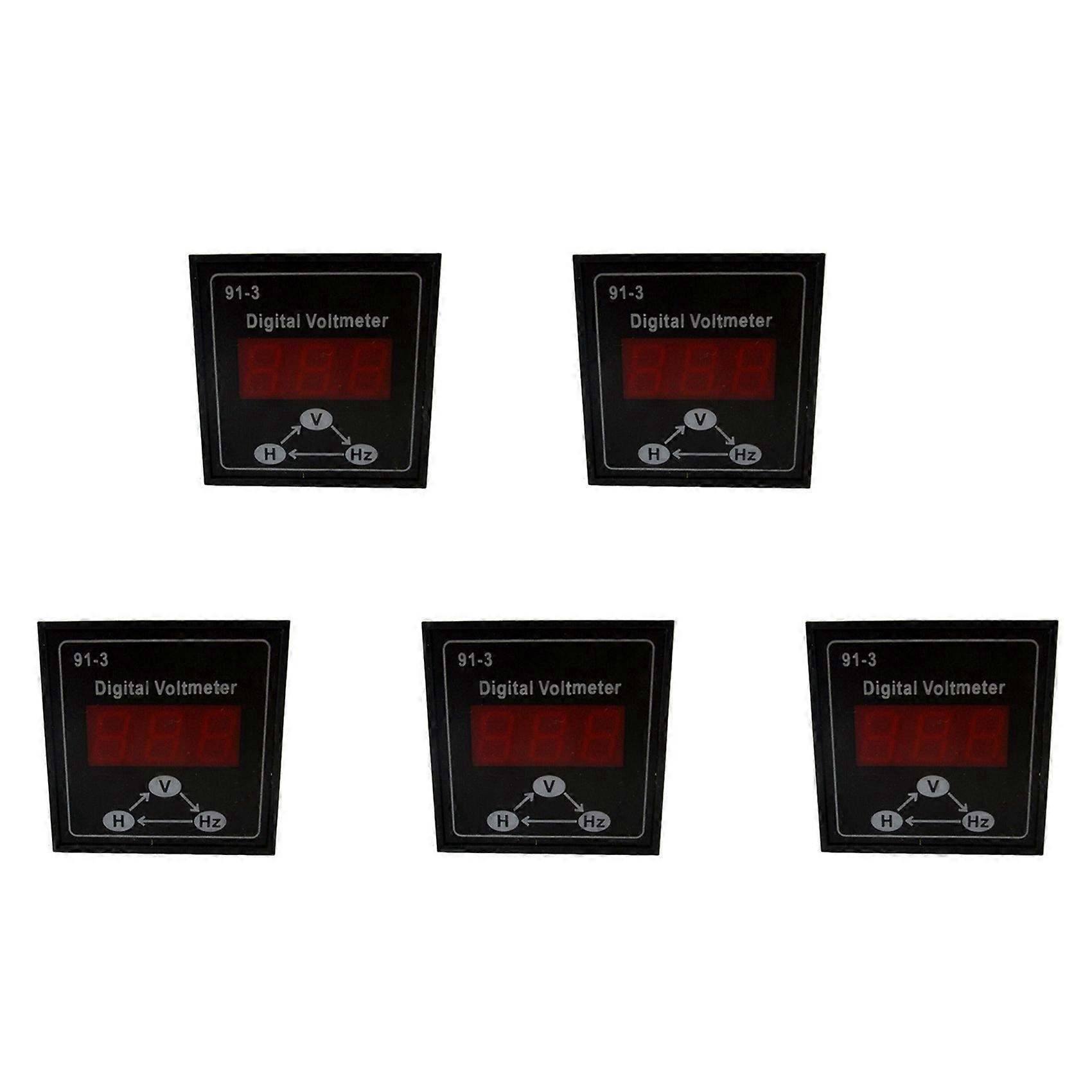 5X 91-3 Digital Voltmeter for Gasoline Diesel Generator Accessories 220V 380V Single Phase 3 Phase Voltage Meter