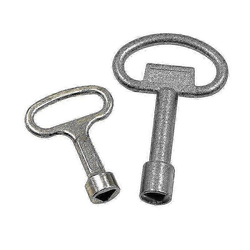 6pcs Metal Triangular Keys for Meter Box, Gas & Water Electric Meter Cabinets
