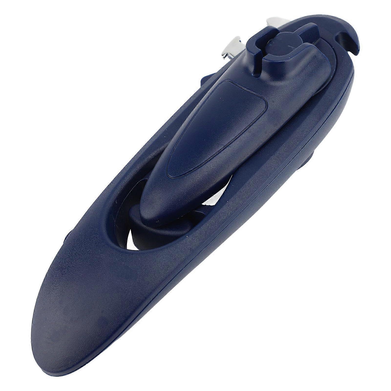 Manual Can Opener 4in1 Multifunction with Magnet Smooth Edge 360° Handle for Home Camping Blue