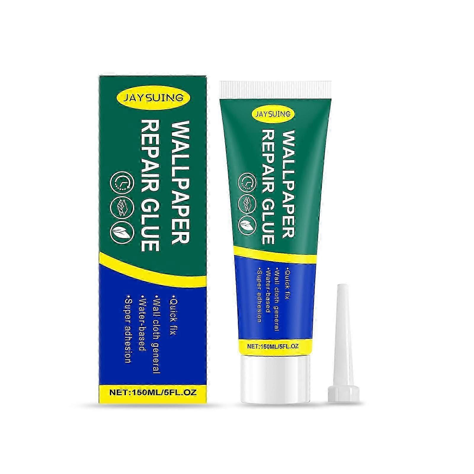 ReadytoUse Wallpaper Repair Glue  LongLasting, QuickDrying Adhesive for Paper  NonWoven Fabric, 150ml  Easy Application, Durable Bond, Perfect
