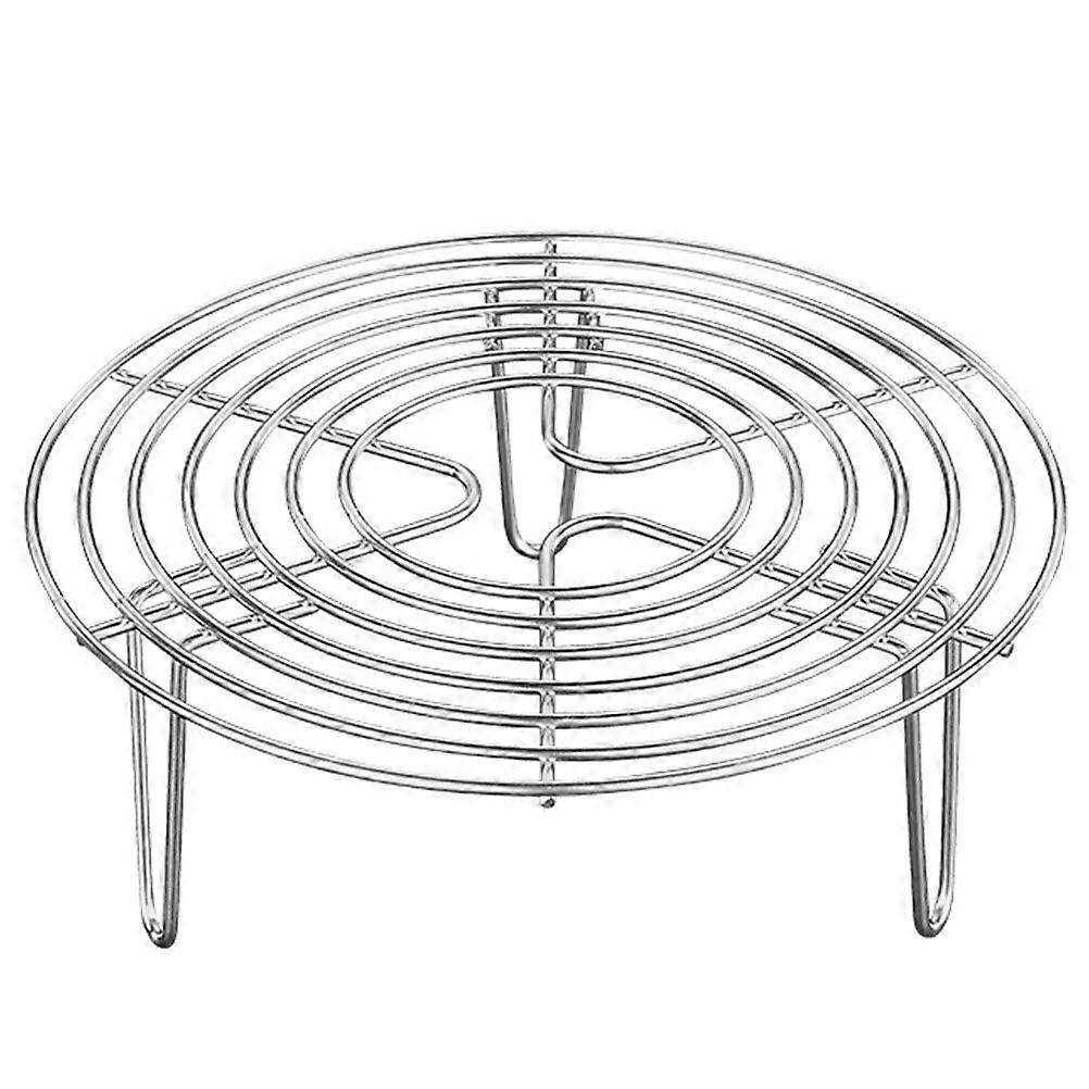 Stainless Steel Steamer Rack Multi Purpose Round Cooling Rack for Steaming
