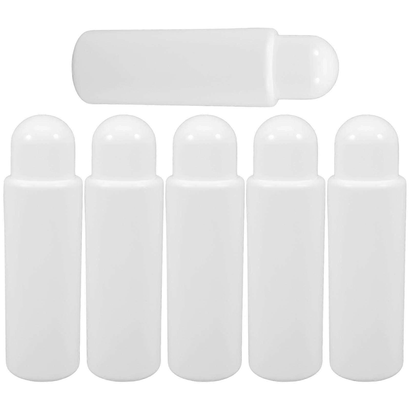 White Plastic Sponge Head Bottle for Cosmetic Application 12Pcs Pack